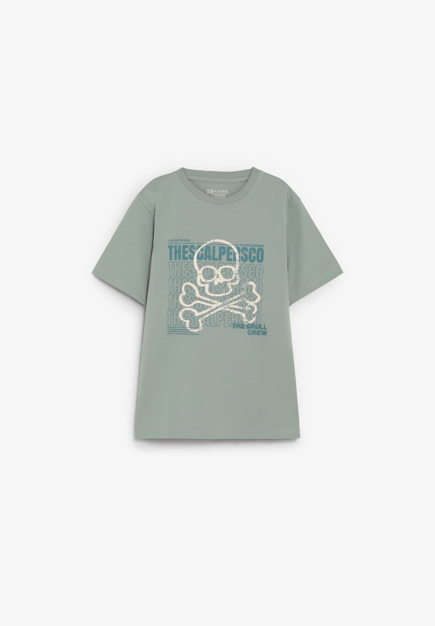 CAMISETA ESTAMPADA DETALLE TRASERO
