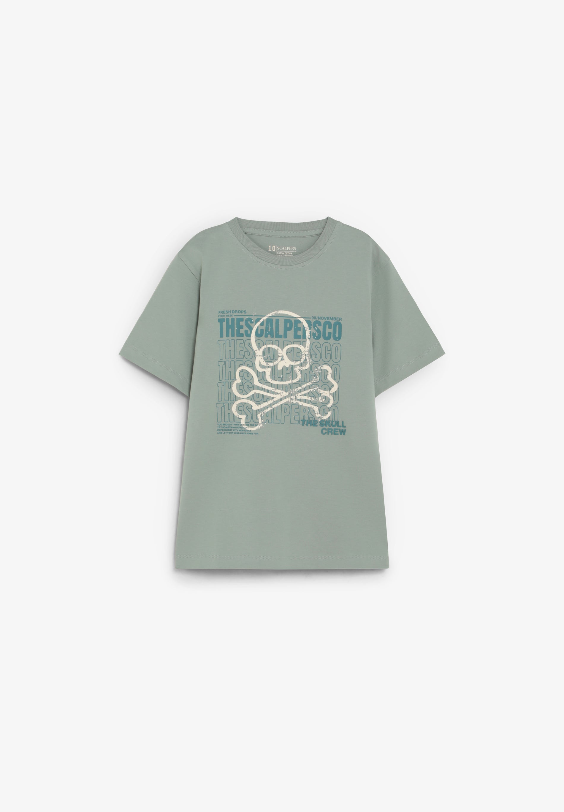 CAMISETA ESTAMPADA DETALLE TRASERO