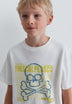 CAMISETA ESTAMPADA DETALLE TRASERO