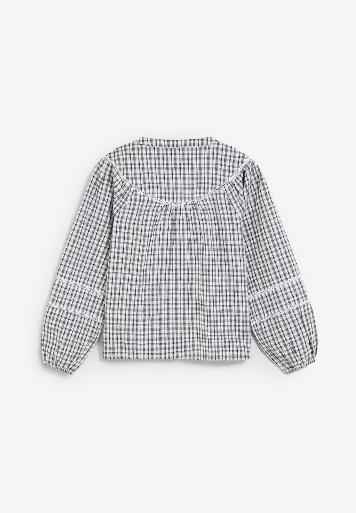 SCAMY CHECK BLOUSE GIRLS