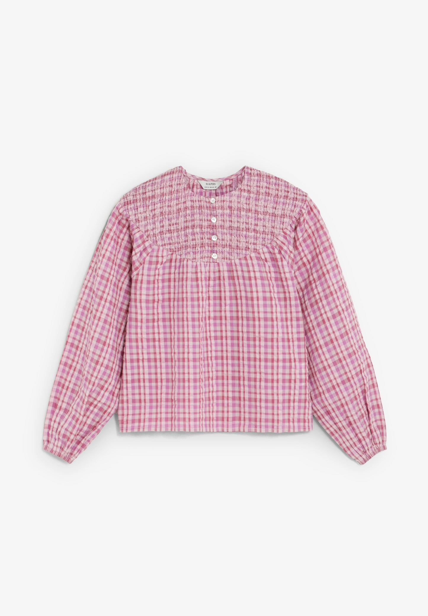 SCCHECK SMOCK BLOUSE GIRLS