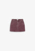 FALDA CORTA DENIM ESTAMPADA