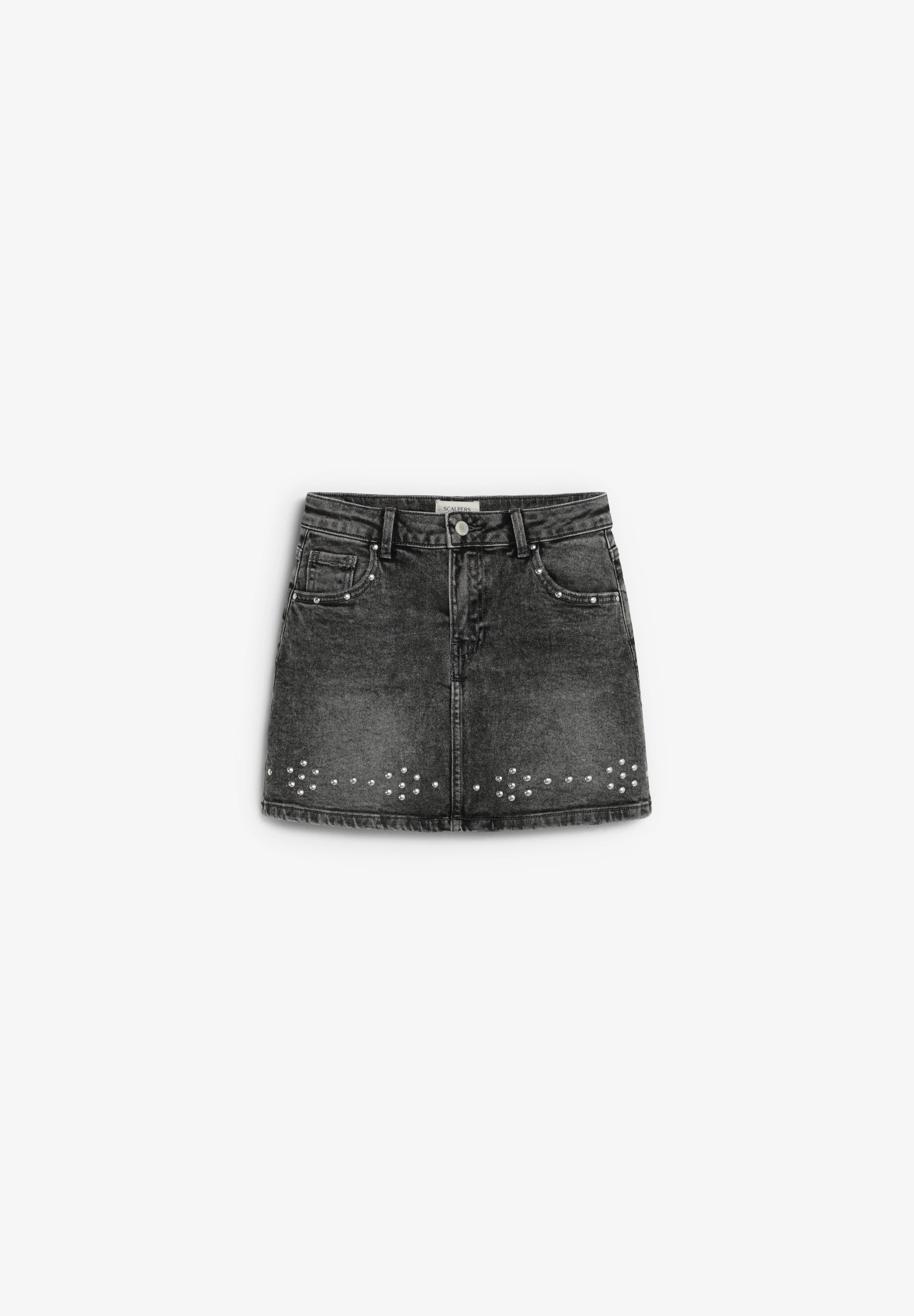 FALDA DENIM STUDS