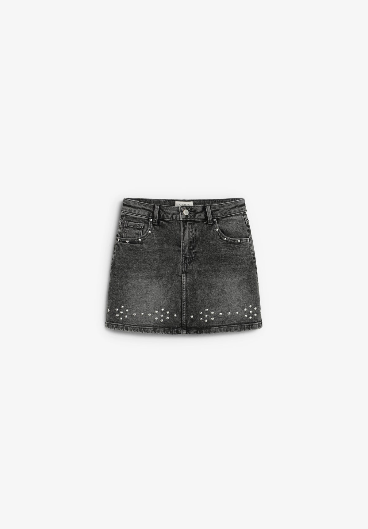FALDA DENIM STUDS