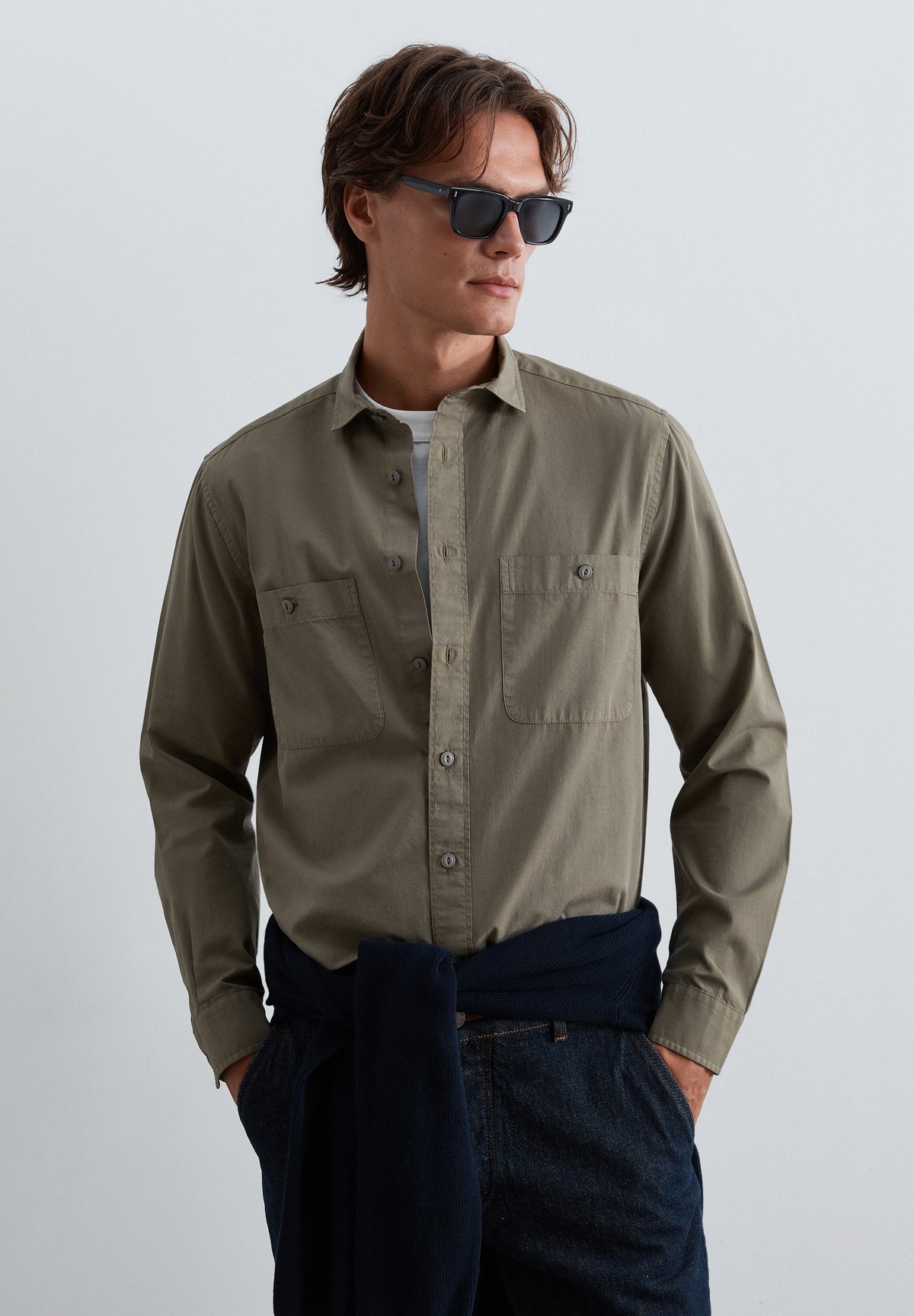 CAMISA RELAXED FIT BOLSILLOS