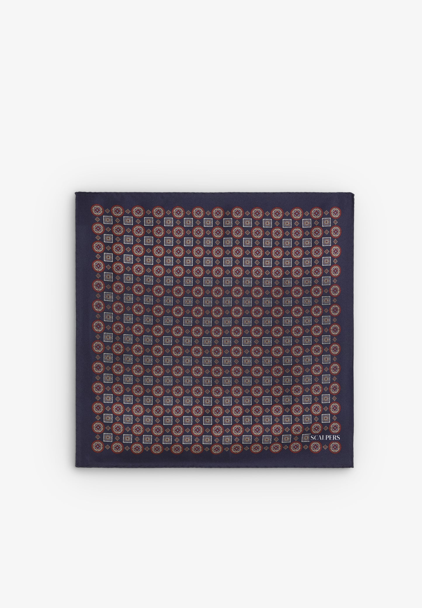 PAÑUELO DE SEDA MICROESTAMPADO PRISMA