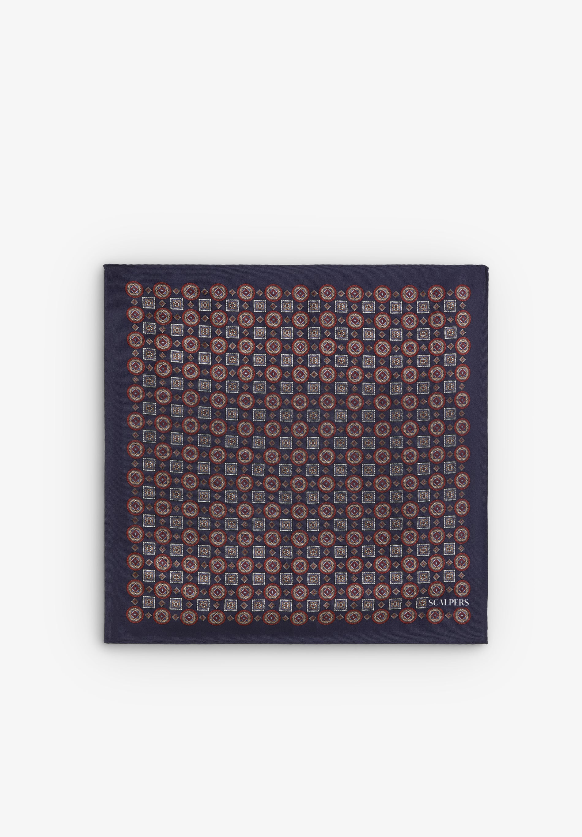 PAÑUELO DE SEDA MICROESTAMPADO PRISMA