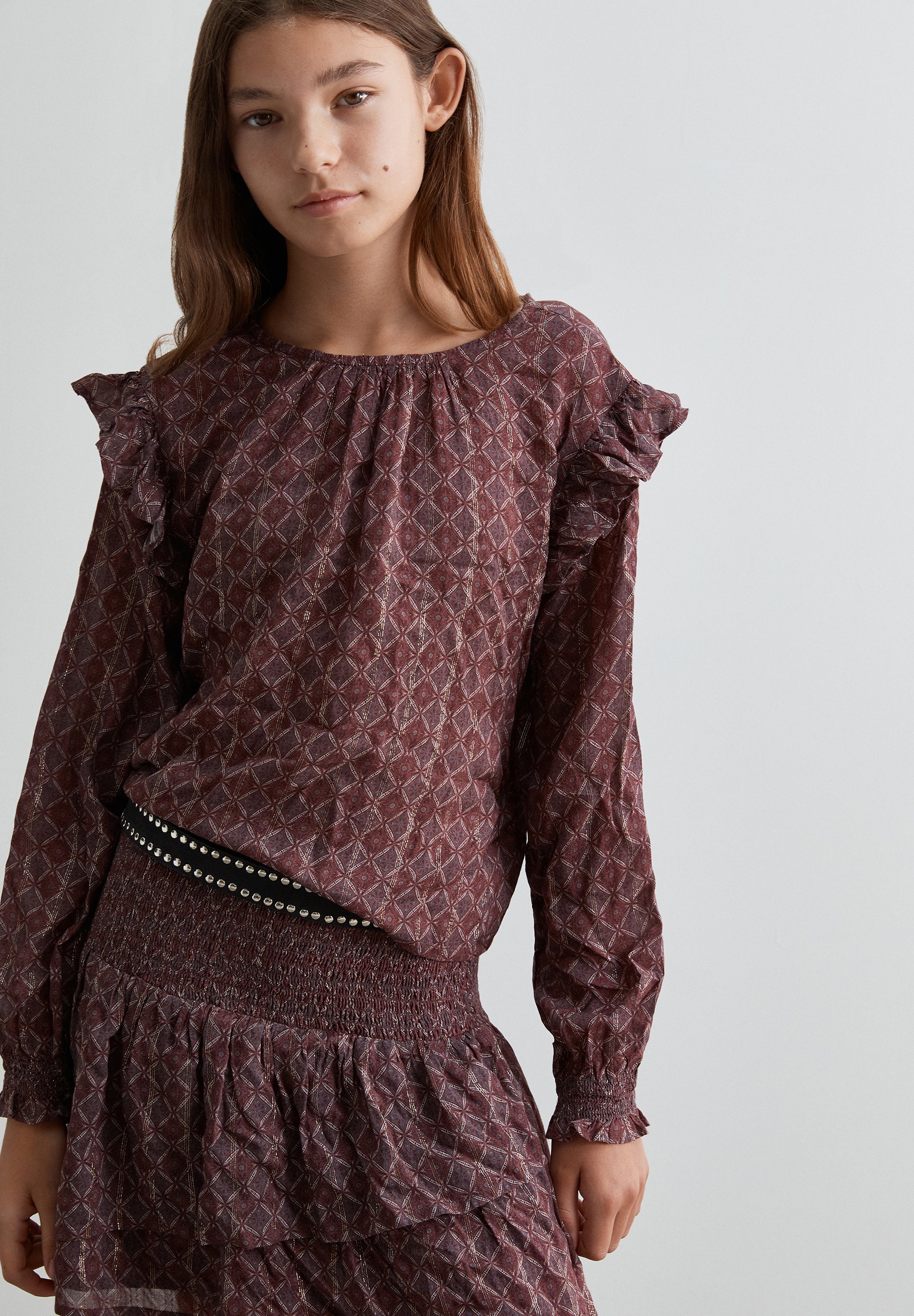 BLUSA ESTAMPADO GEOMÉTRICO