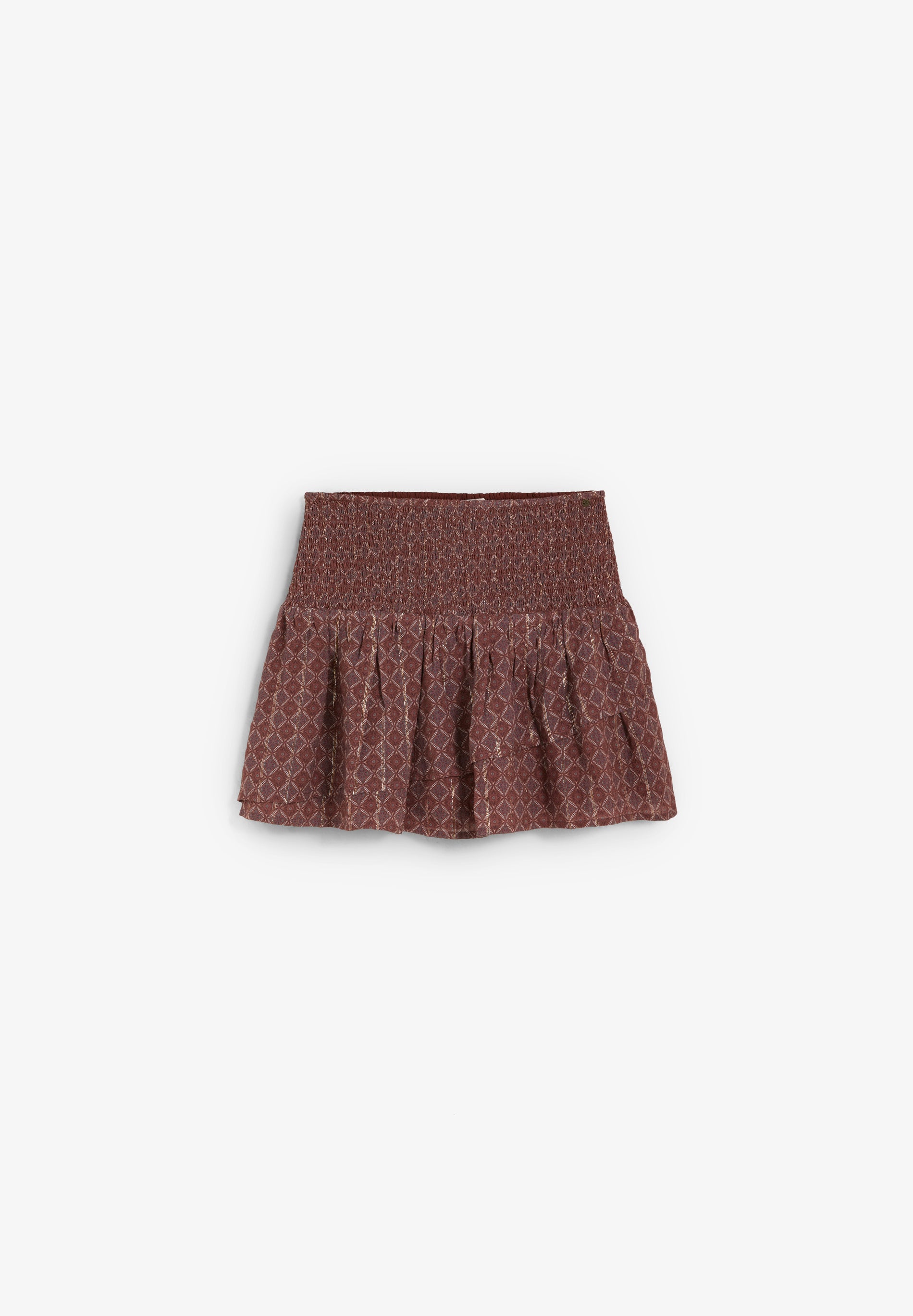 FALDA ESTAMPADA VOLANTES