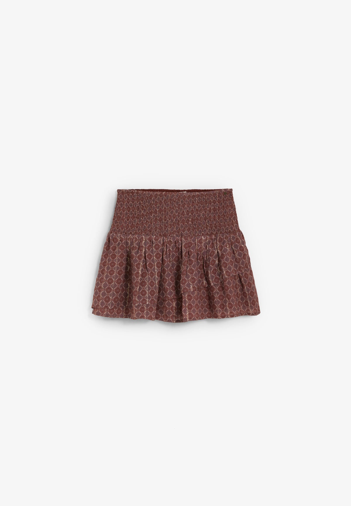 FALDA ESTAMPADA VOLANTES