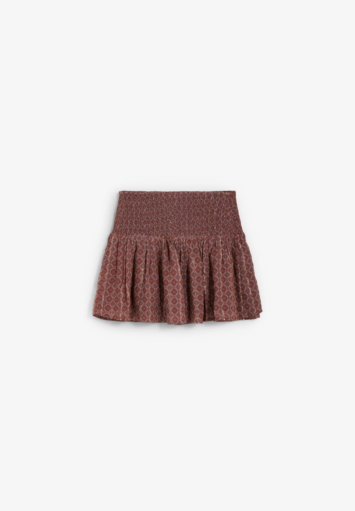FALDA ESTAMPADA VOLANTES