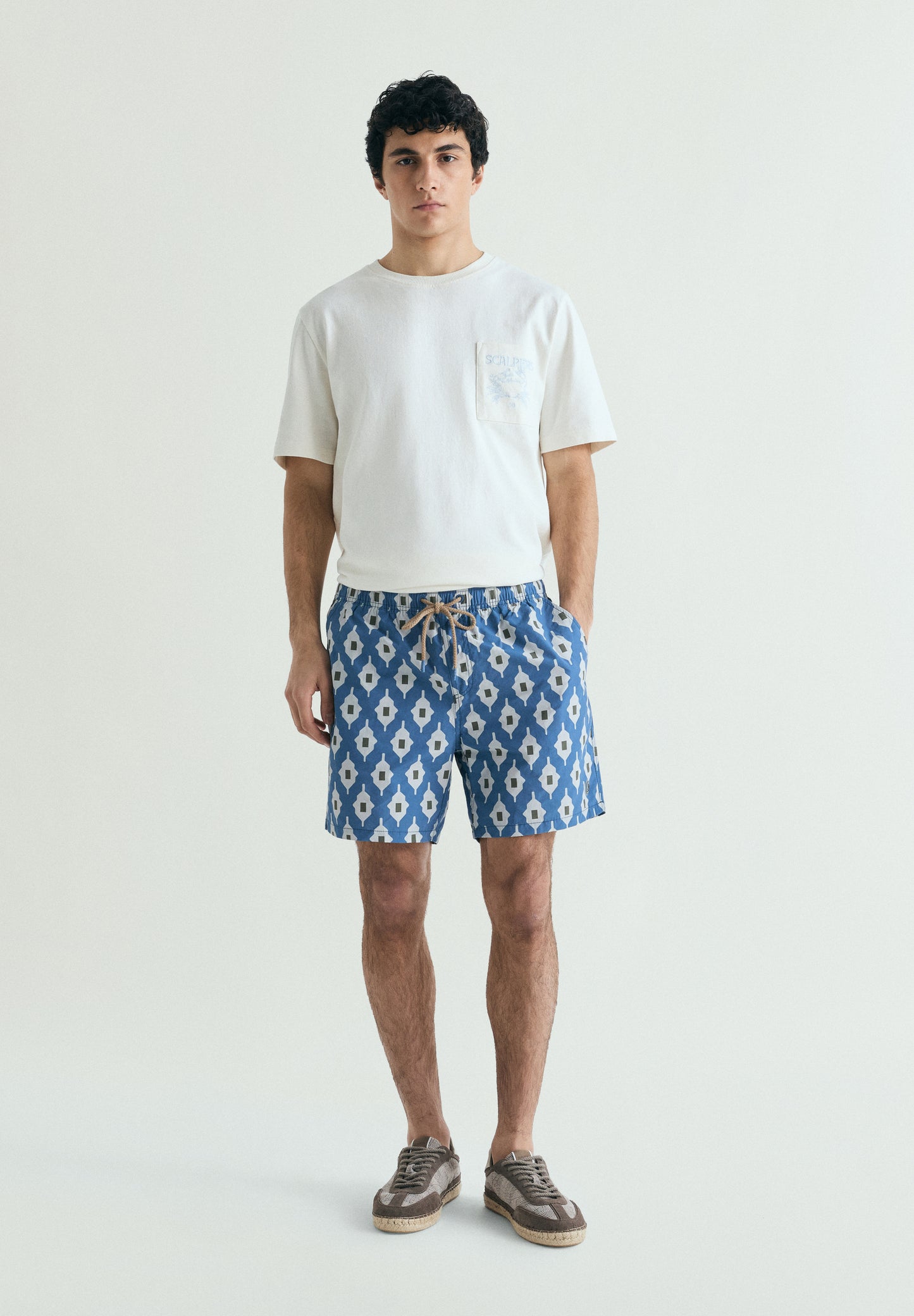 BAÑADOR ESTAMPADO GEOMÉTRICO