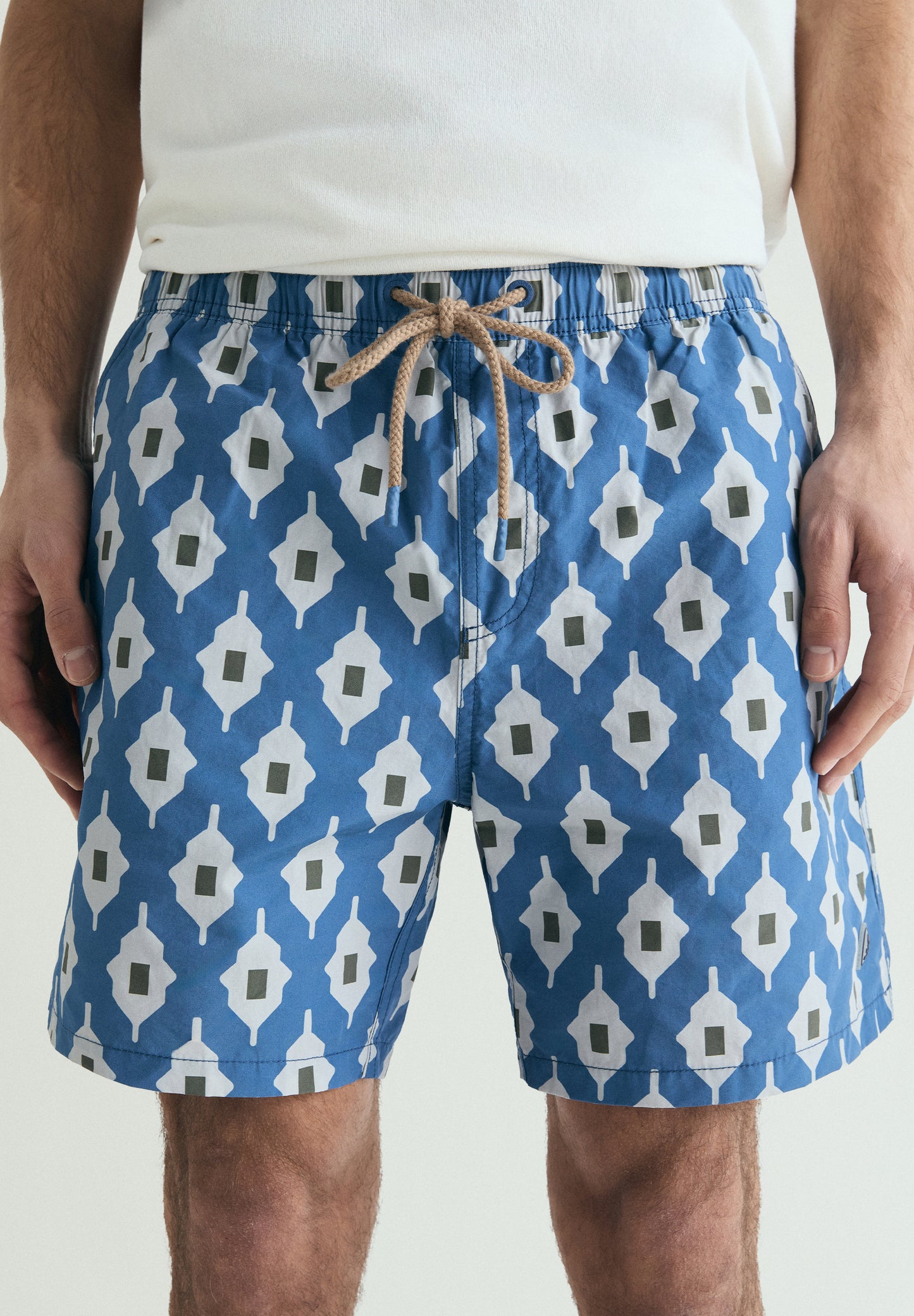 BAÑADOR ESTAMPADO GEOMÉTRICO