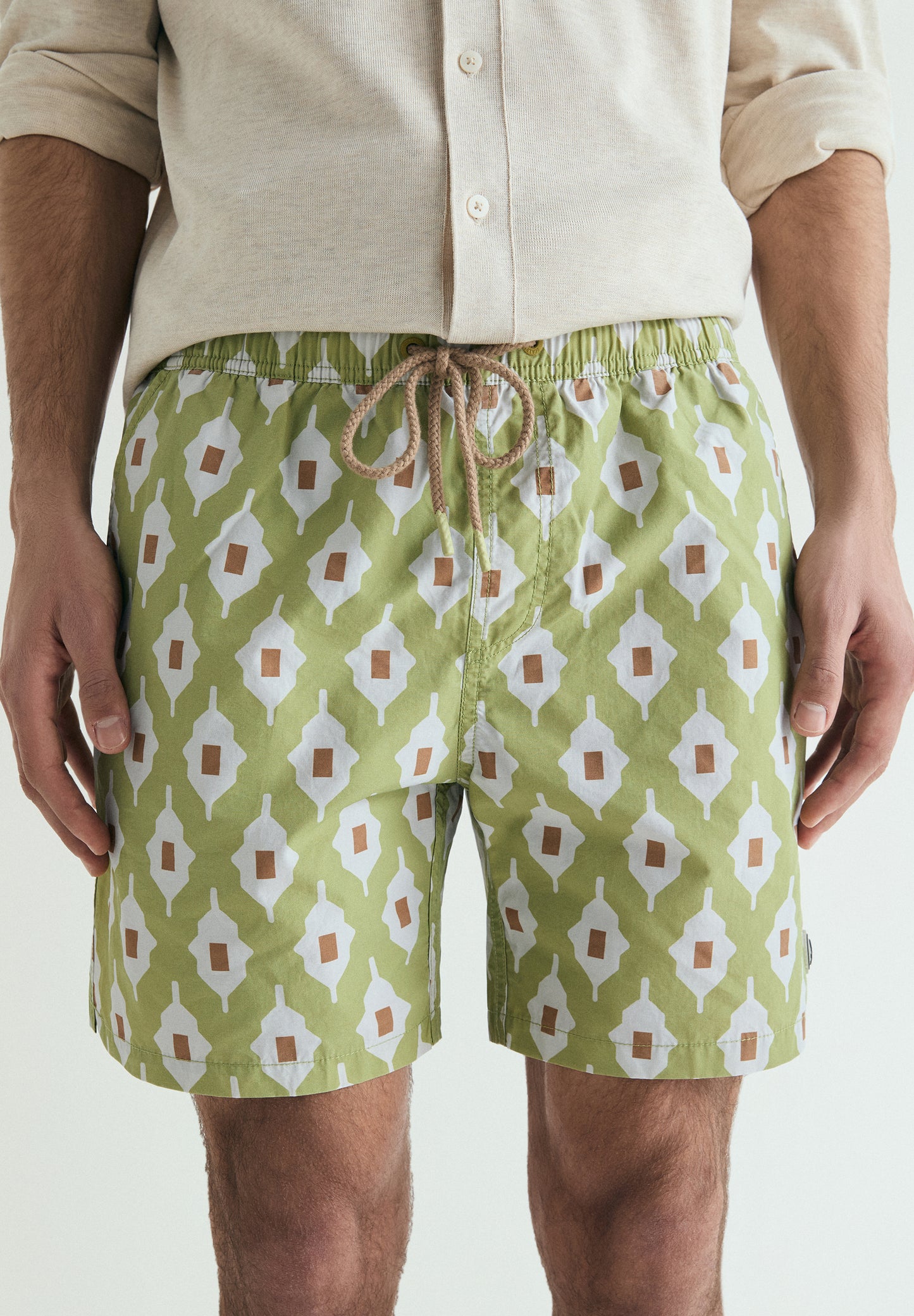 BAÑADOR ESTAMPADO GEOMÉTRICO