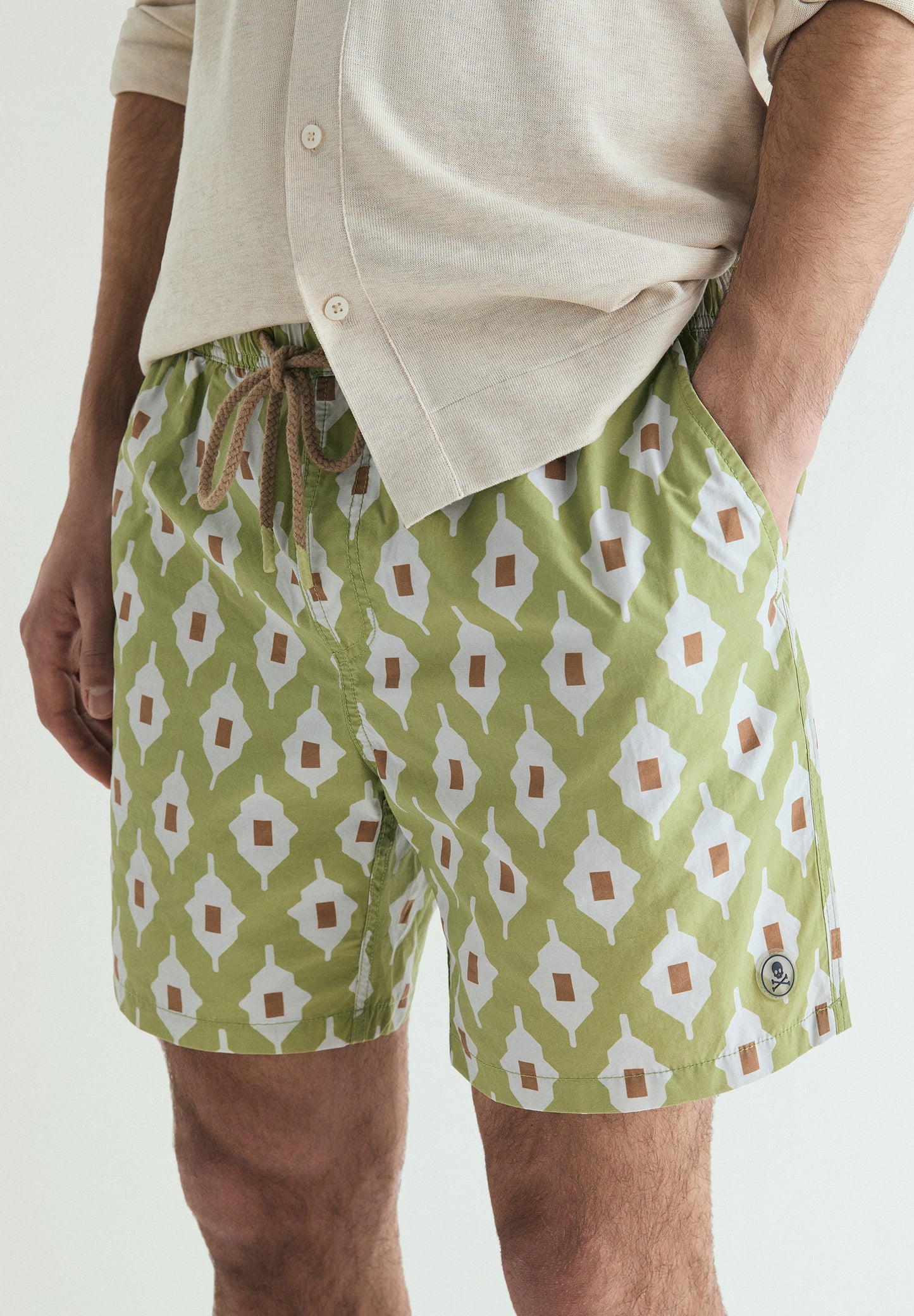 BAÑADOR ESTAMPADO GEOMÉTRICO