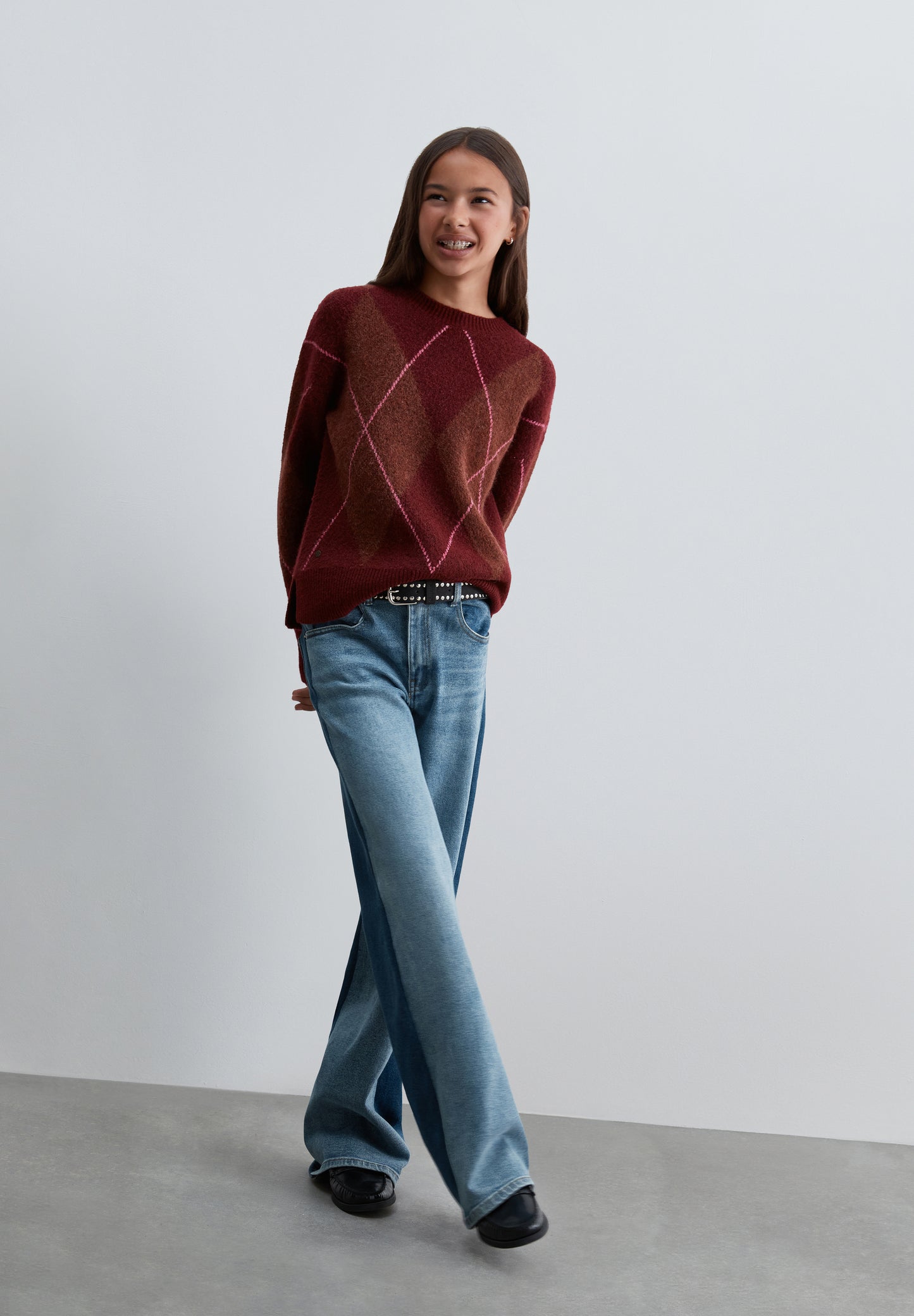 PANTALÓN DENIM BICOLOR