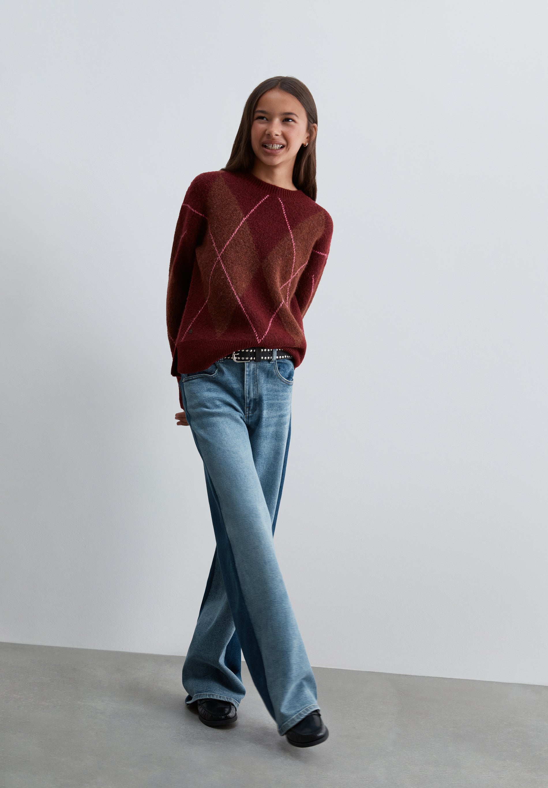 PANTALÓN DENIM BICOLOR