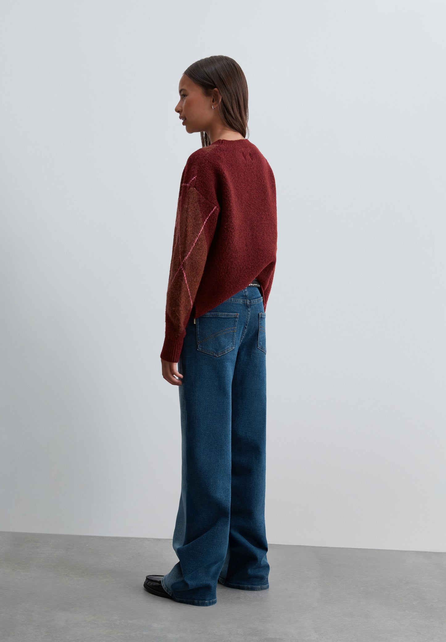 PANTALÓN DENIM BICOLOR