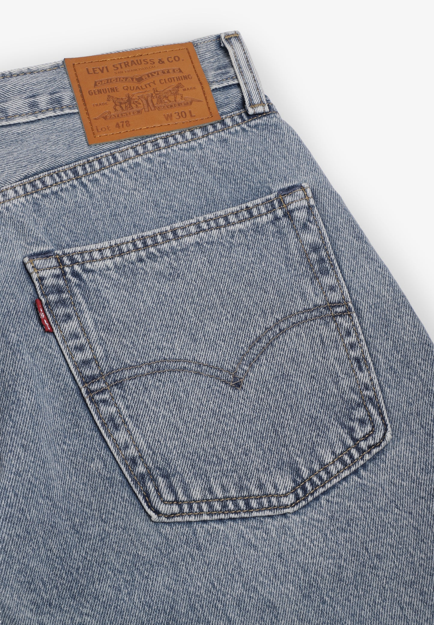 LEVIS | BERMUDAS DENIM 478 BAGGY HOMBRE