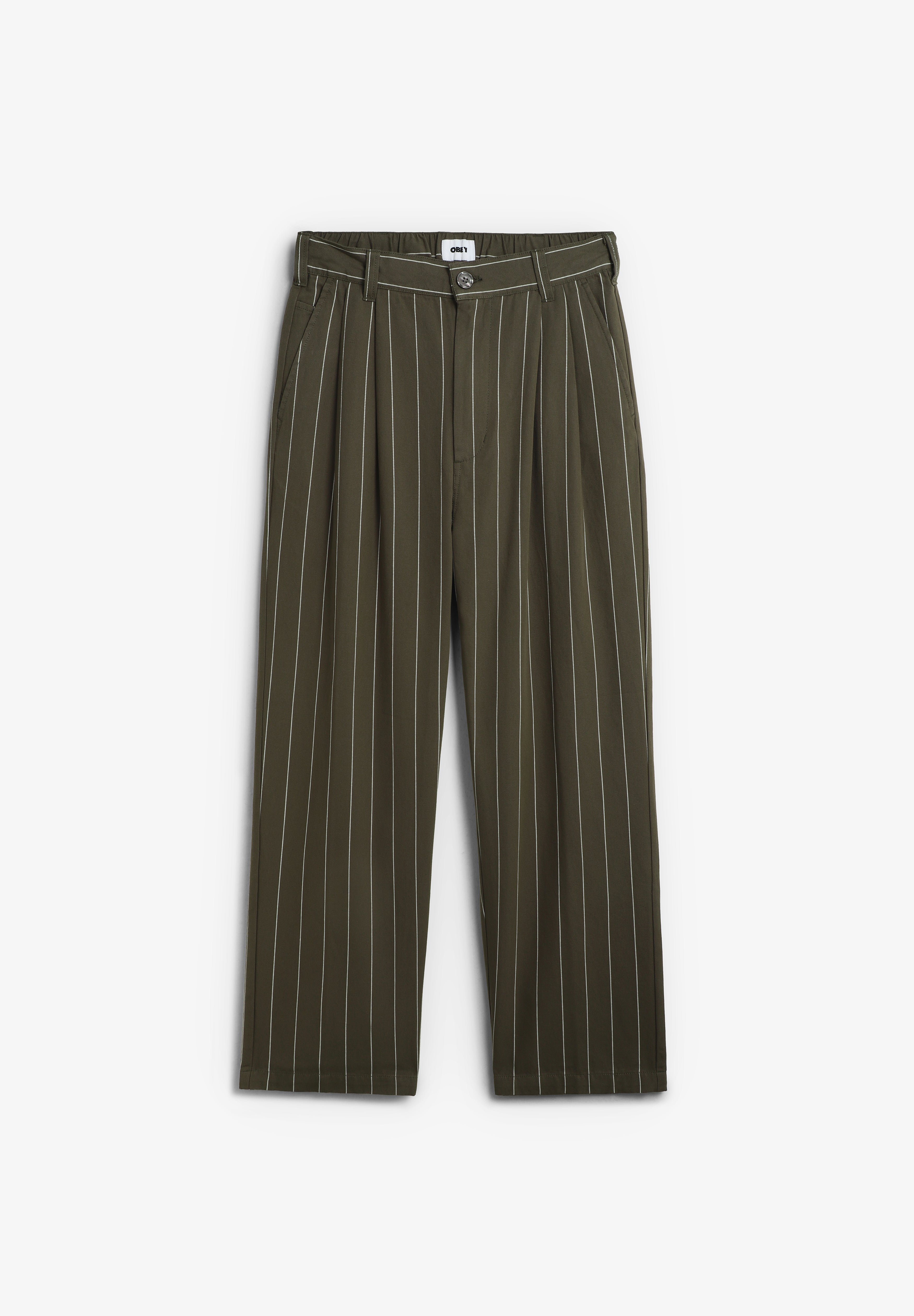 OBEY | PANTALÓN FOSTER PLEATED STRIPE