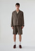 OBEY | BERMUDAS FOSTER STRIPE PLEATED
