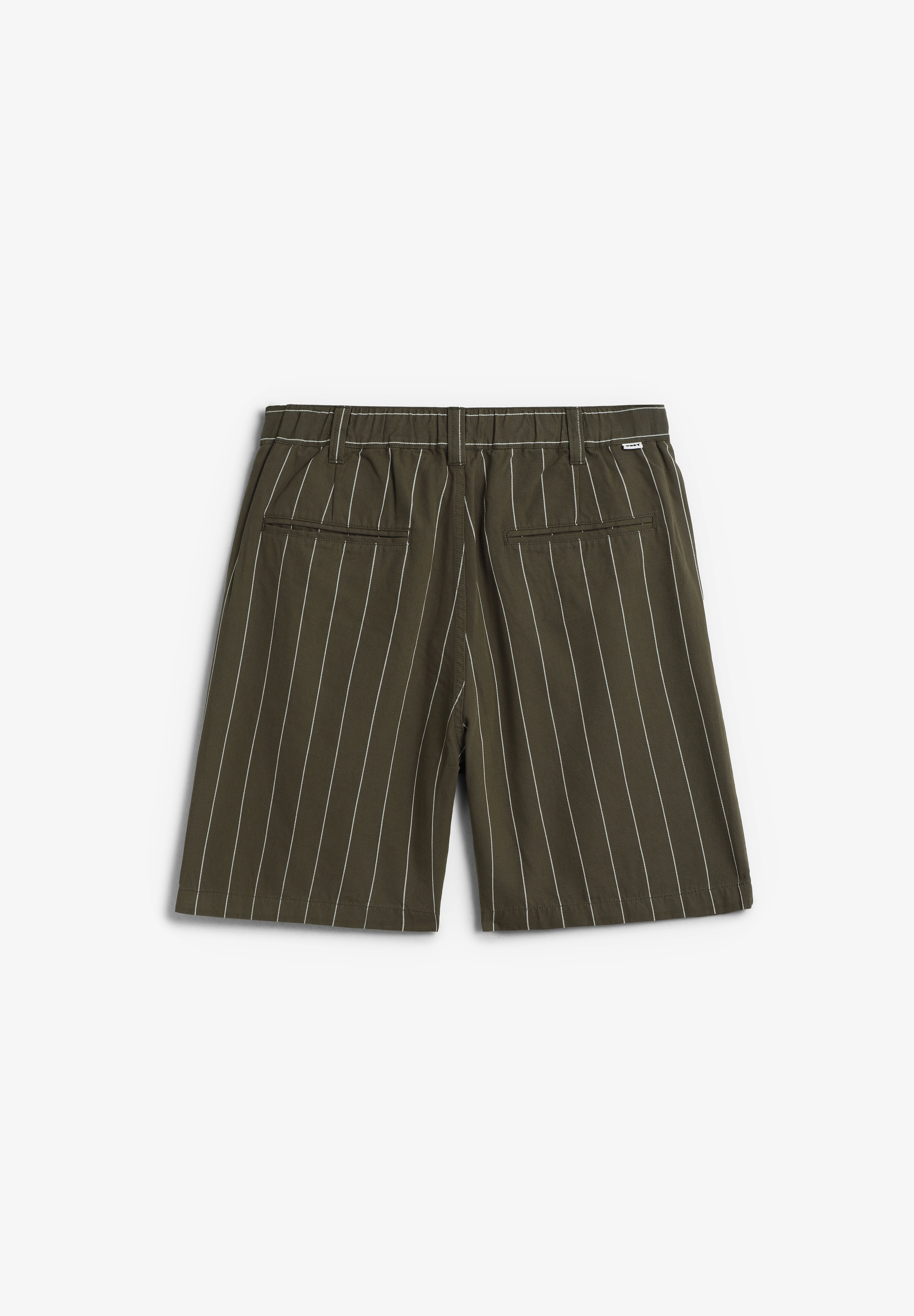 OBEY | BERMUDAS FOSTER STRIPE PLEATED