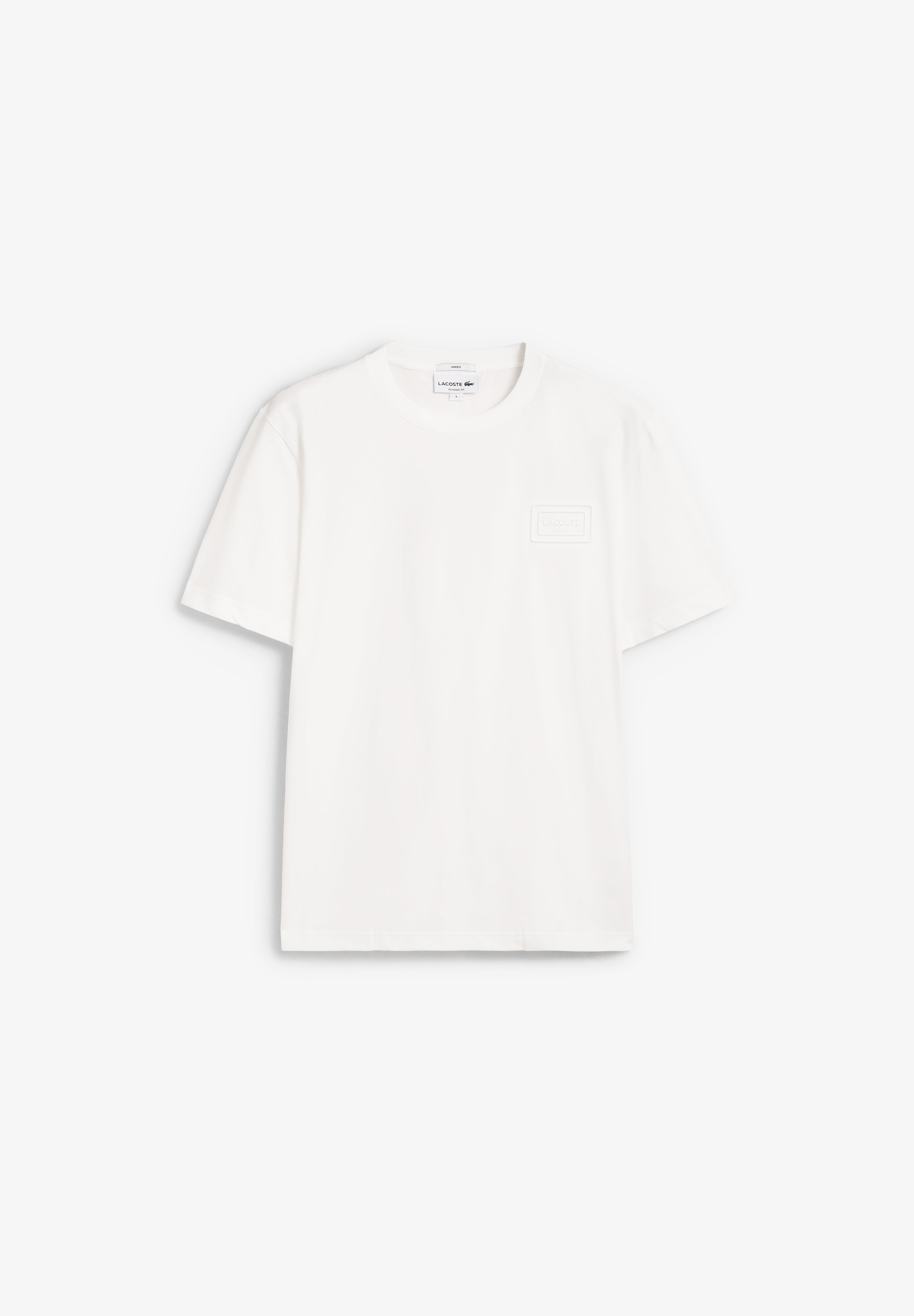 LACOSTE | CAMISETA LOGO RELIEVE UNISEX
