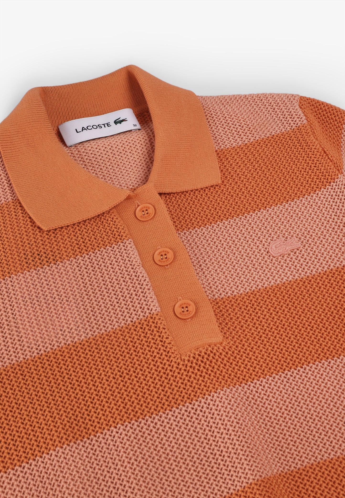 LACOSTE | POLO TRICOT RAYAS MUJER
