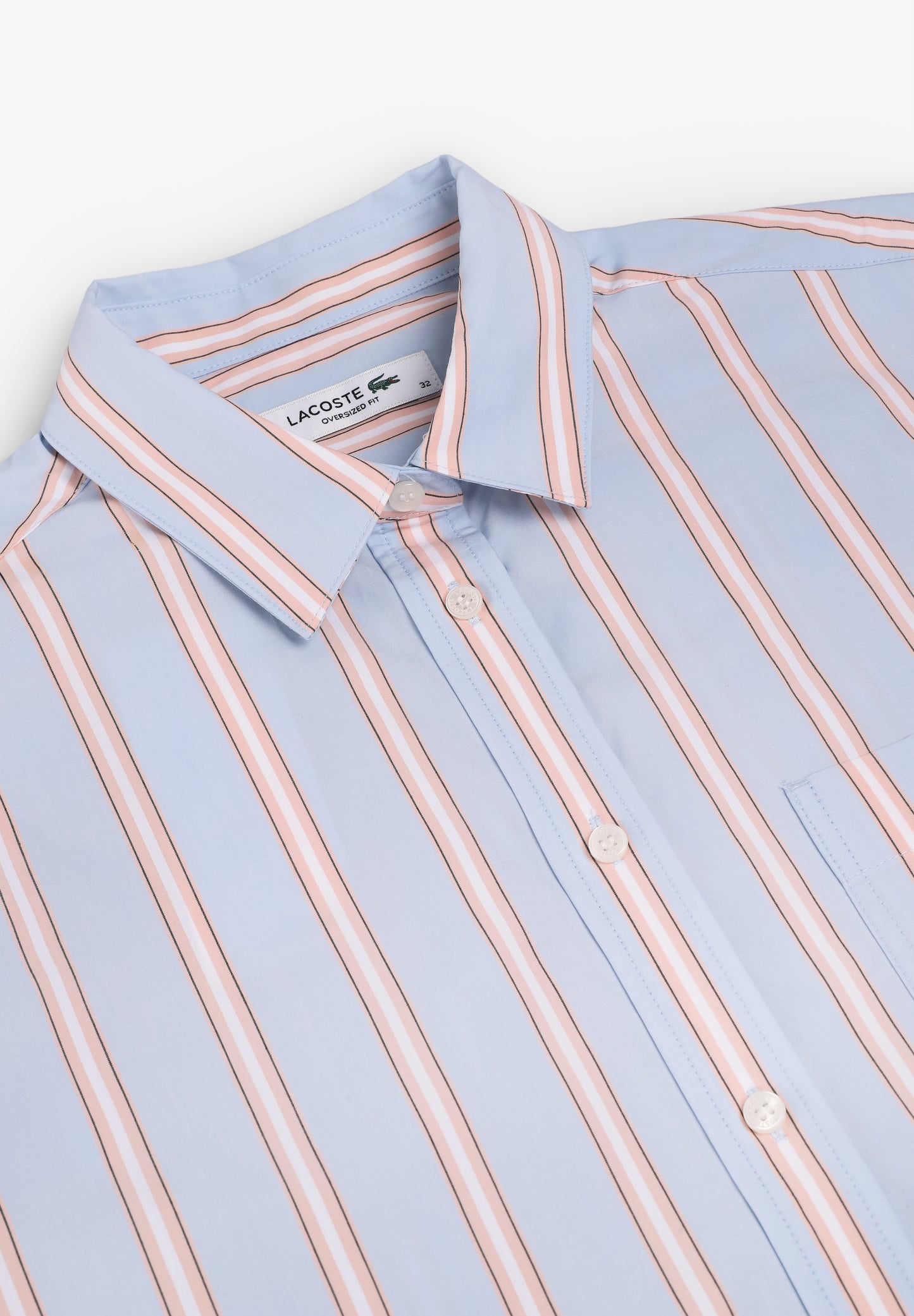 LACOSTE | CAMISA DOBLE RAYA MUJER