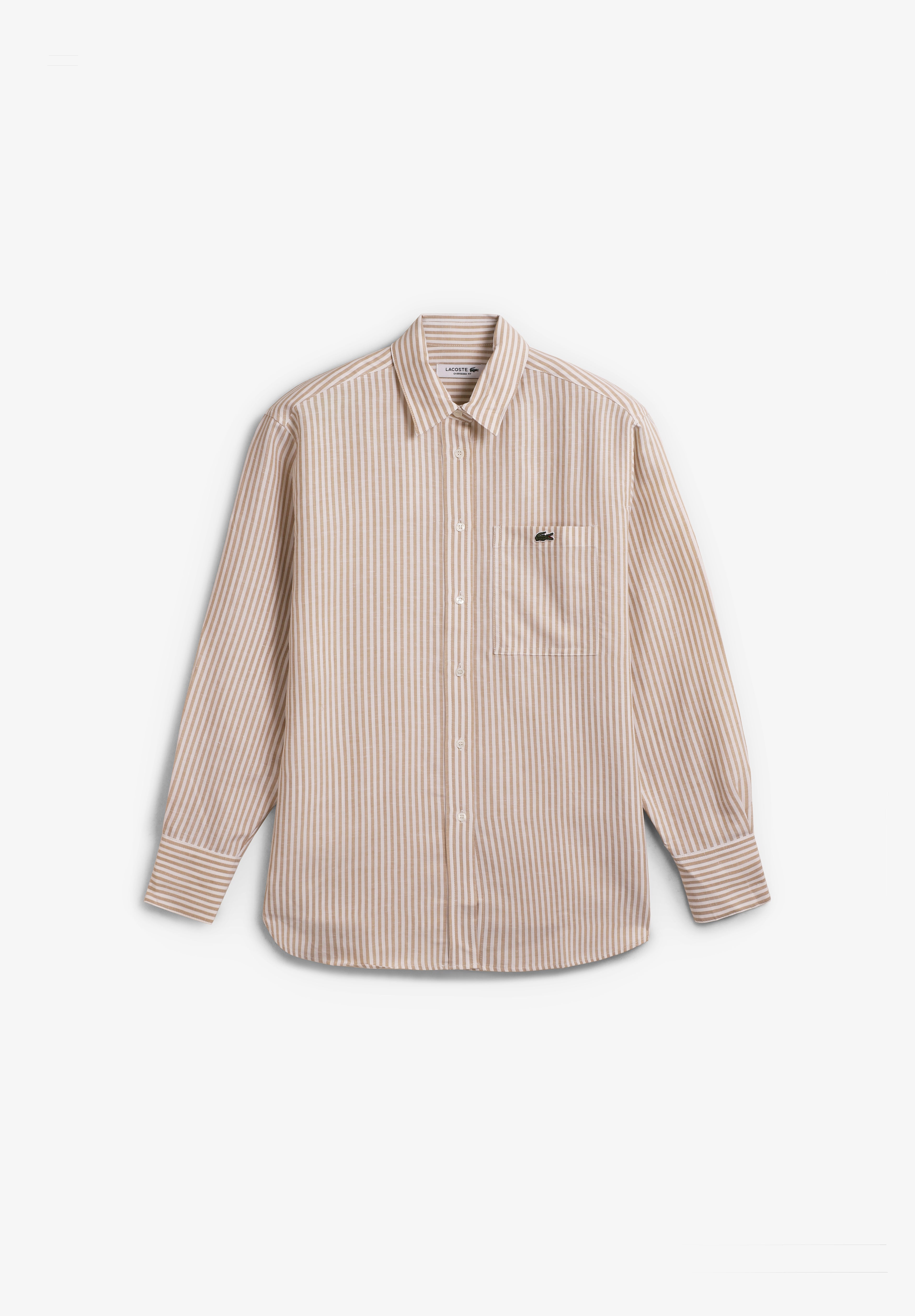 LACOSTE | CAMISA RAYAS MANGA LARGA