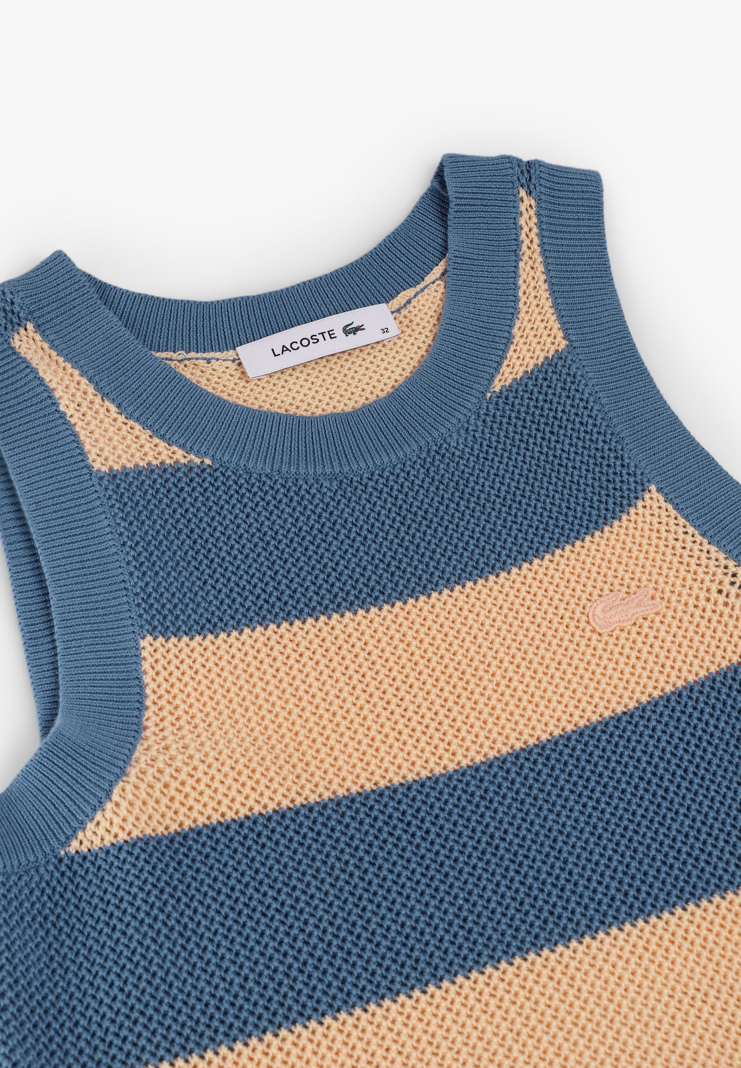 LACOSTE | VESTIDO TRICOT RAYAS MUJER