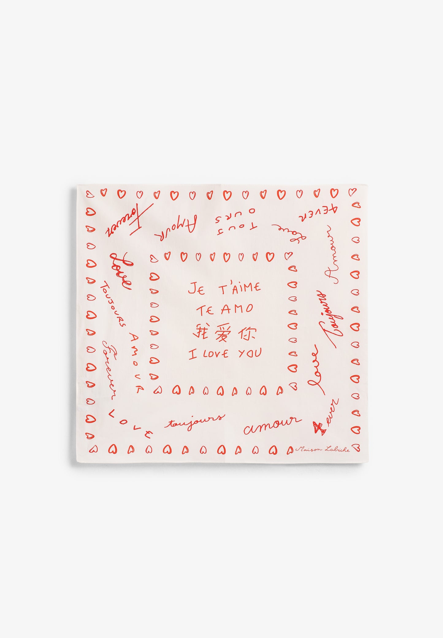 MAISON LABICHE | PAÑUELO JE T'AIME