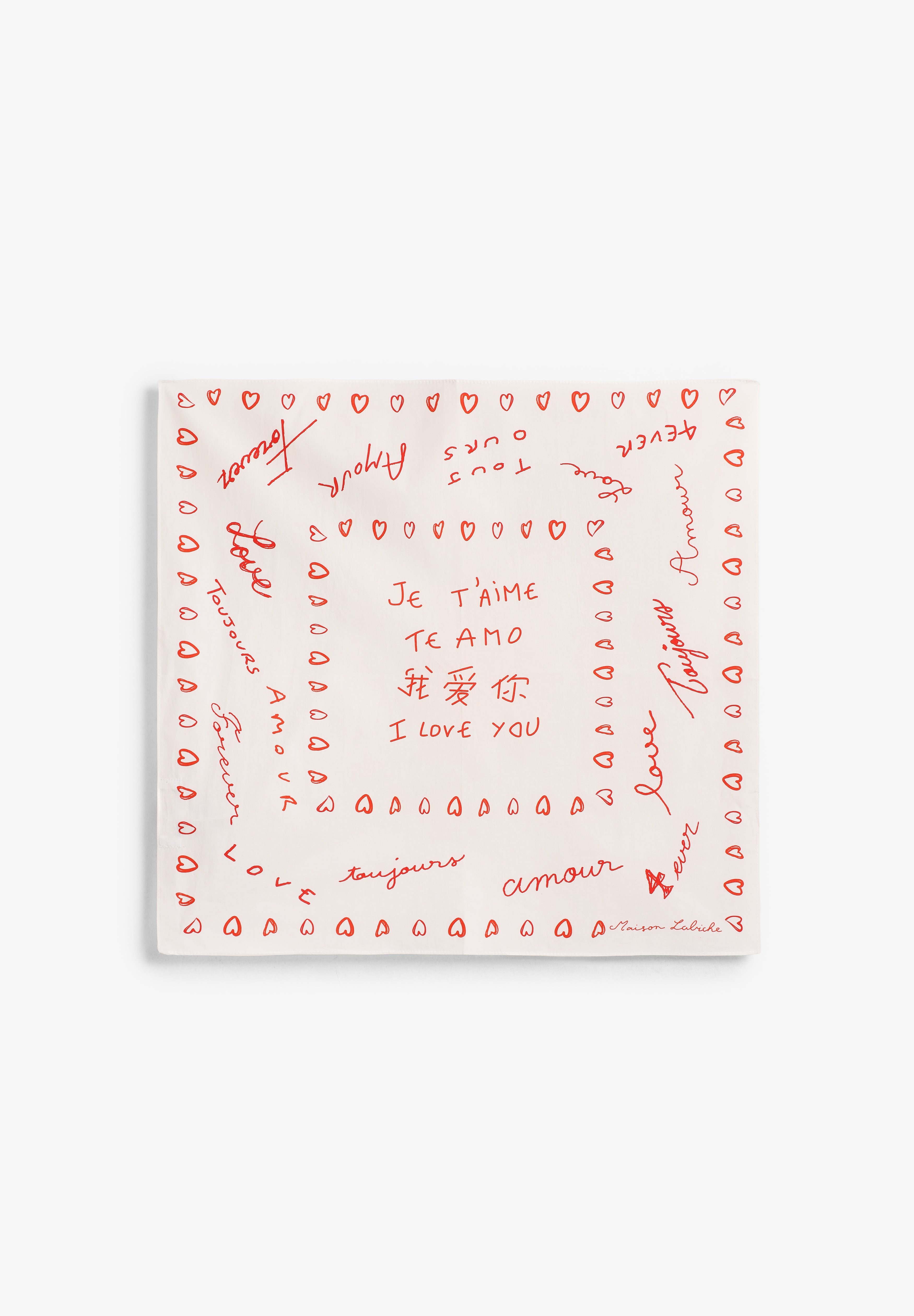 MAISON LABICHE | PAÑUELO JE T'AIME