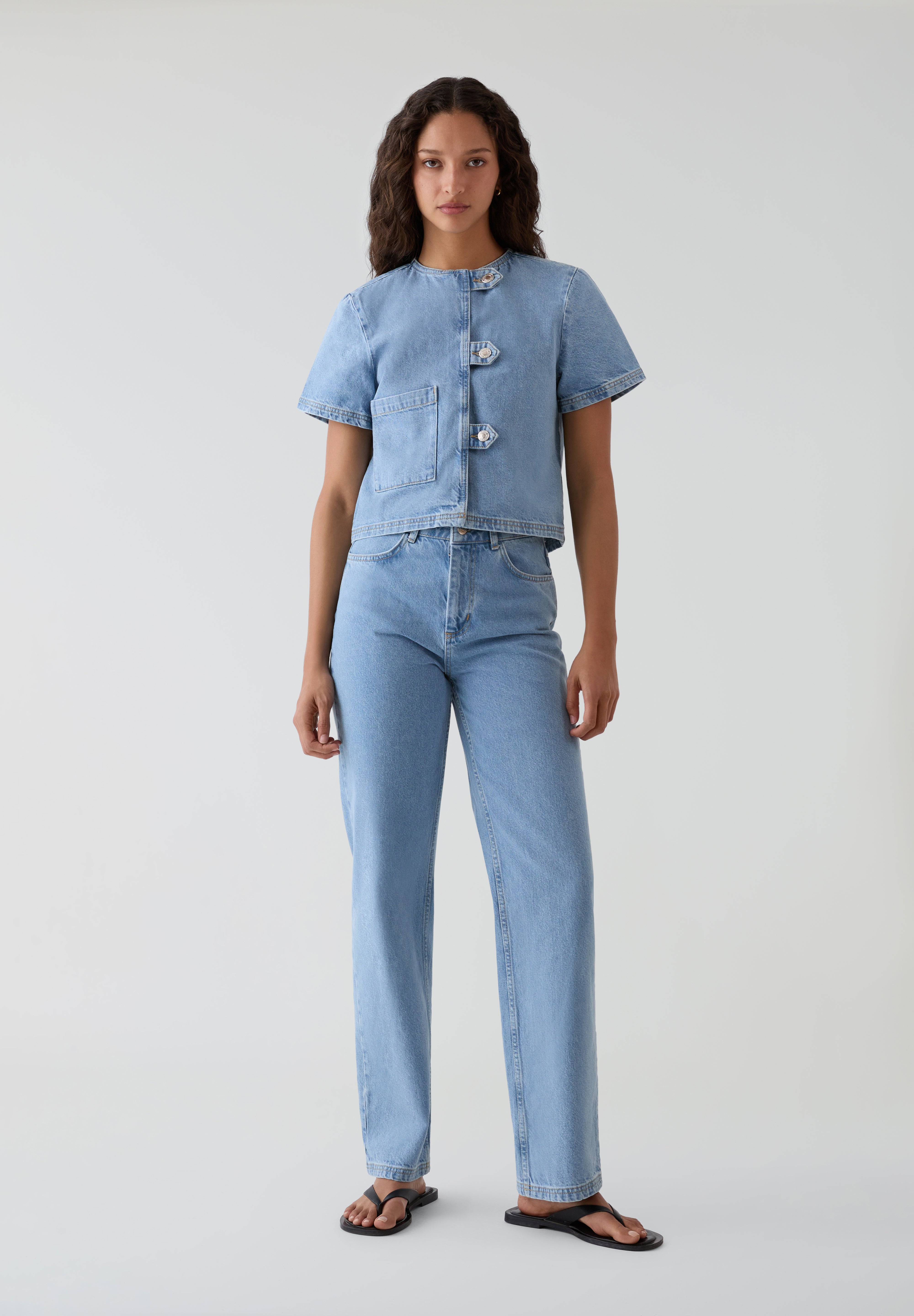 HOSBJERG | TOP DENIM BAILEY