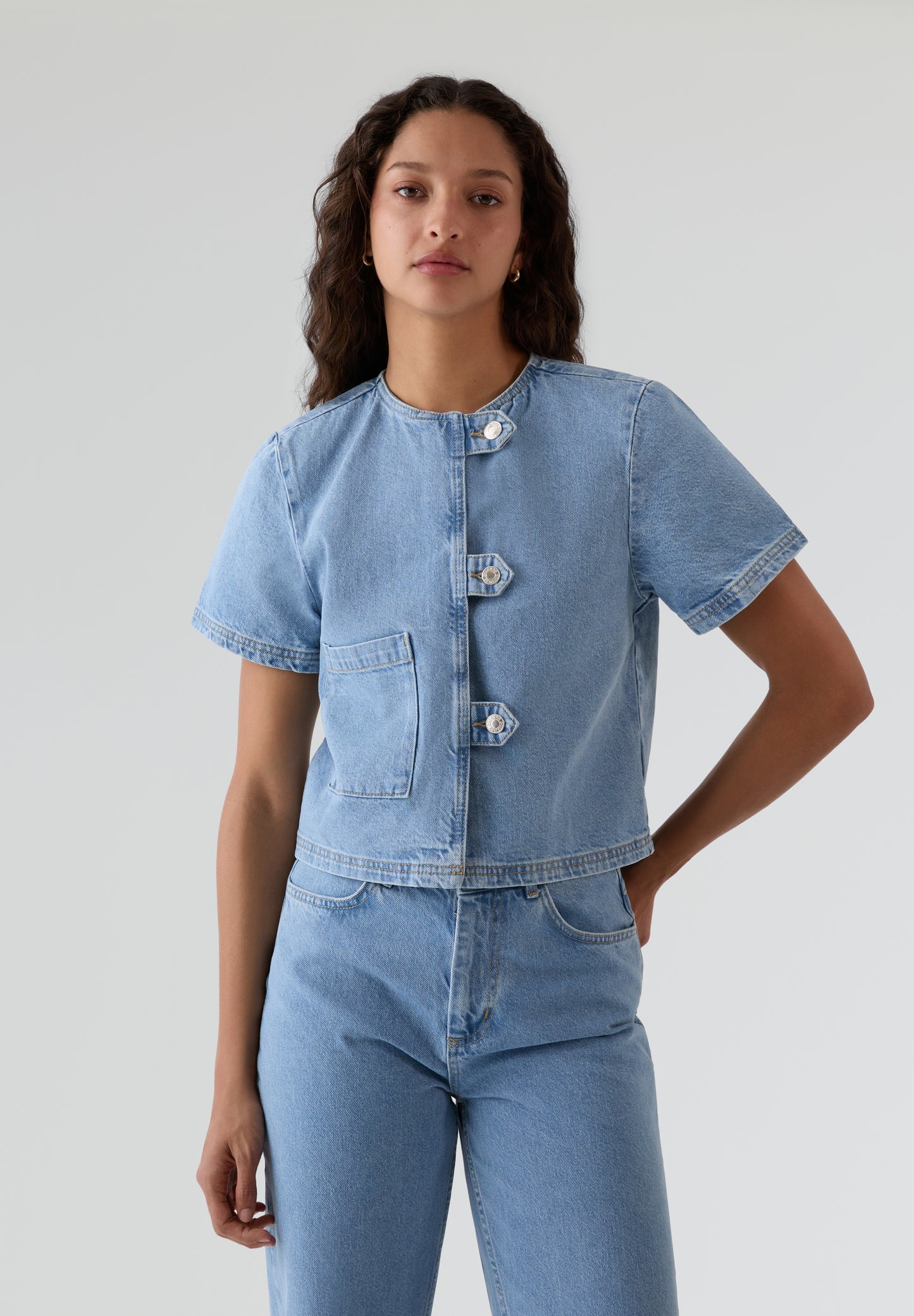 HOSBJERG | TOP DENIM BAILEY