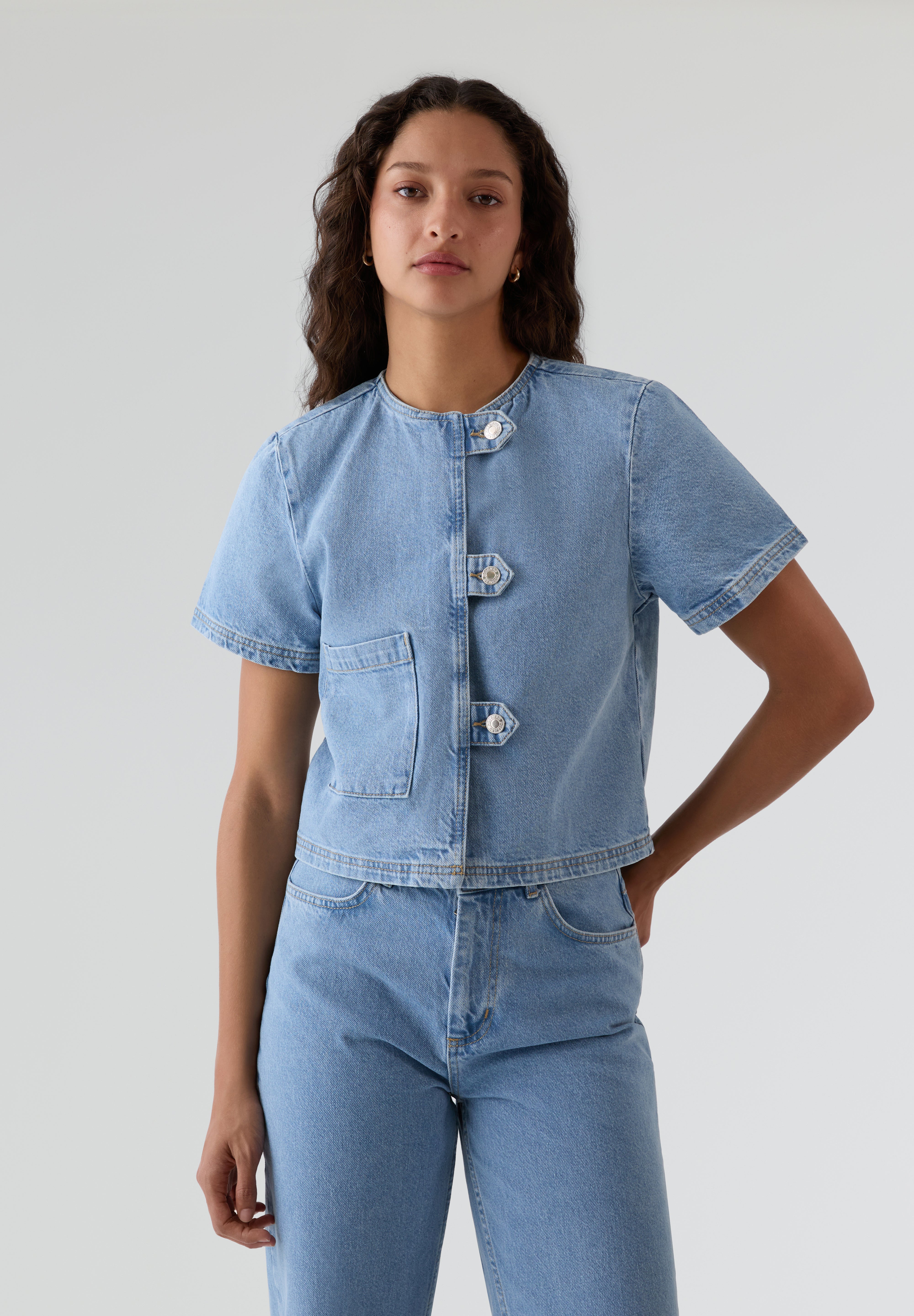 HOSBJERG | TOP DENIM BAILEY