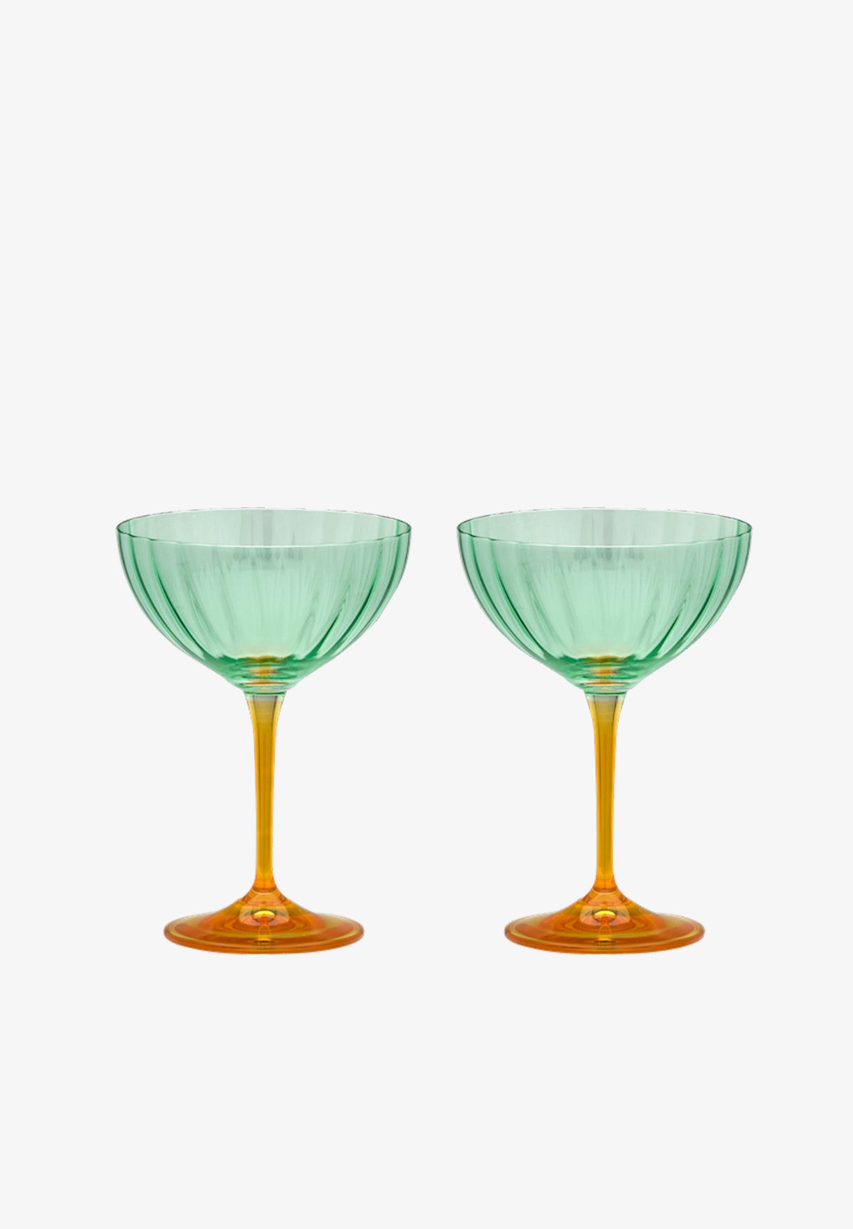 ANNA+NINA | SET 2 COPAS JAZZY ARANCIA OPTIC CHAMPAGNE