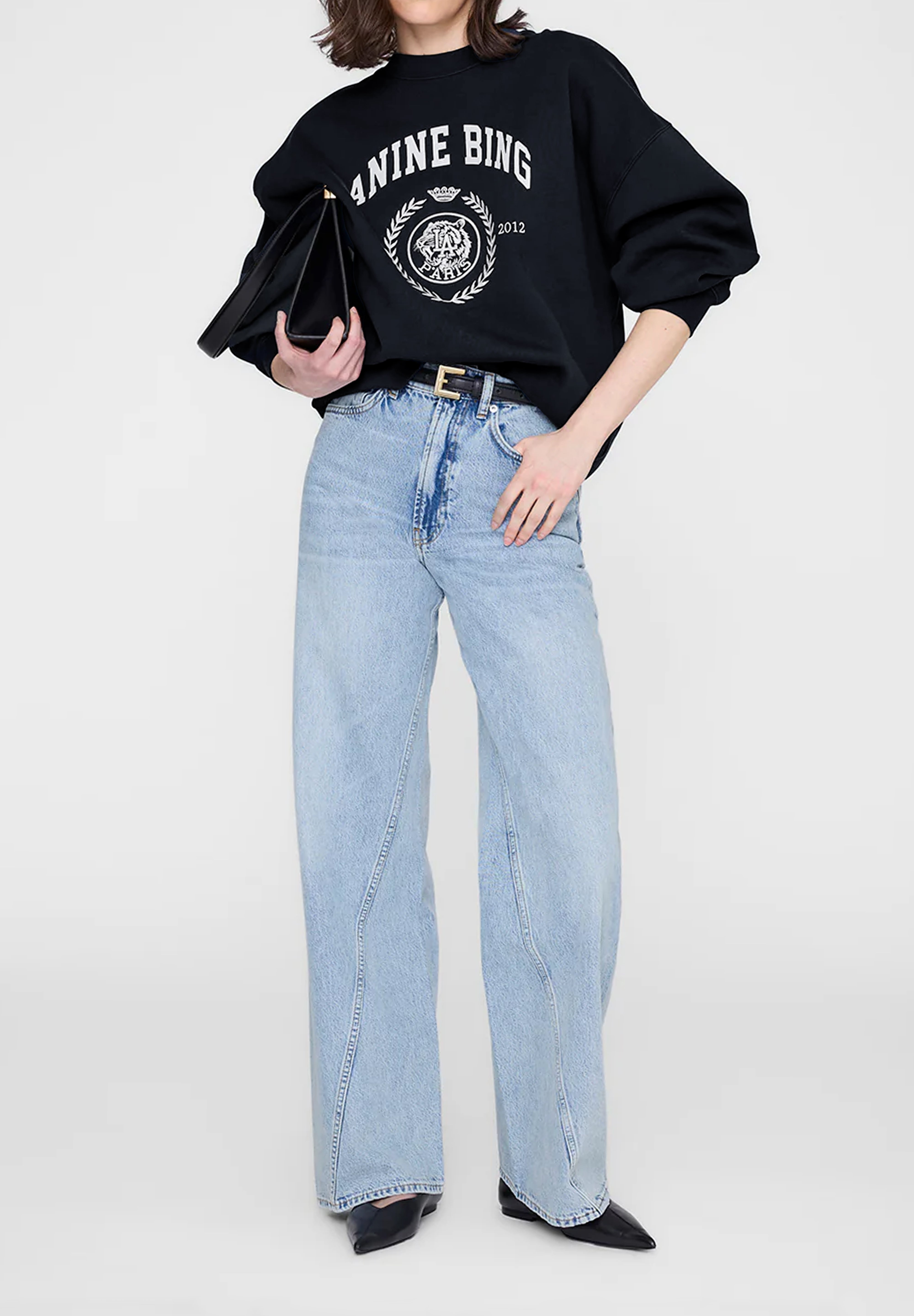 ANINE BING | SUDADERA MILES COLLEGIATE