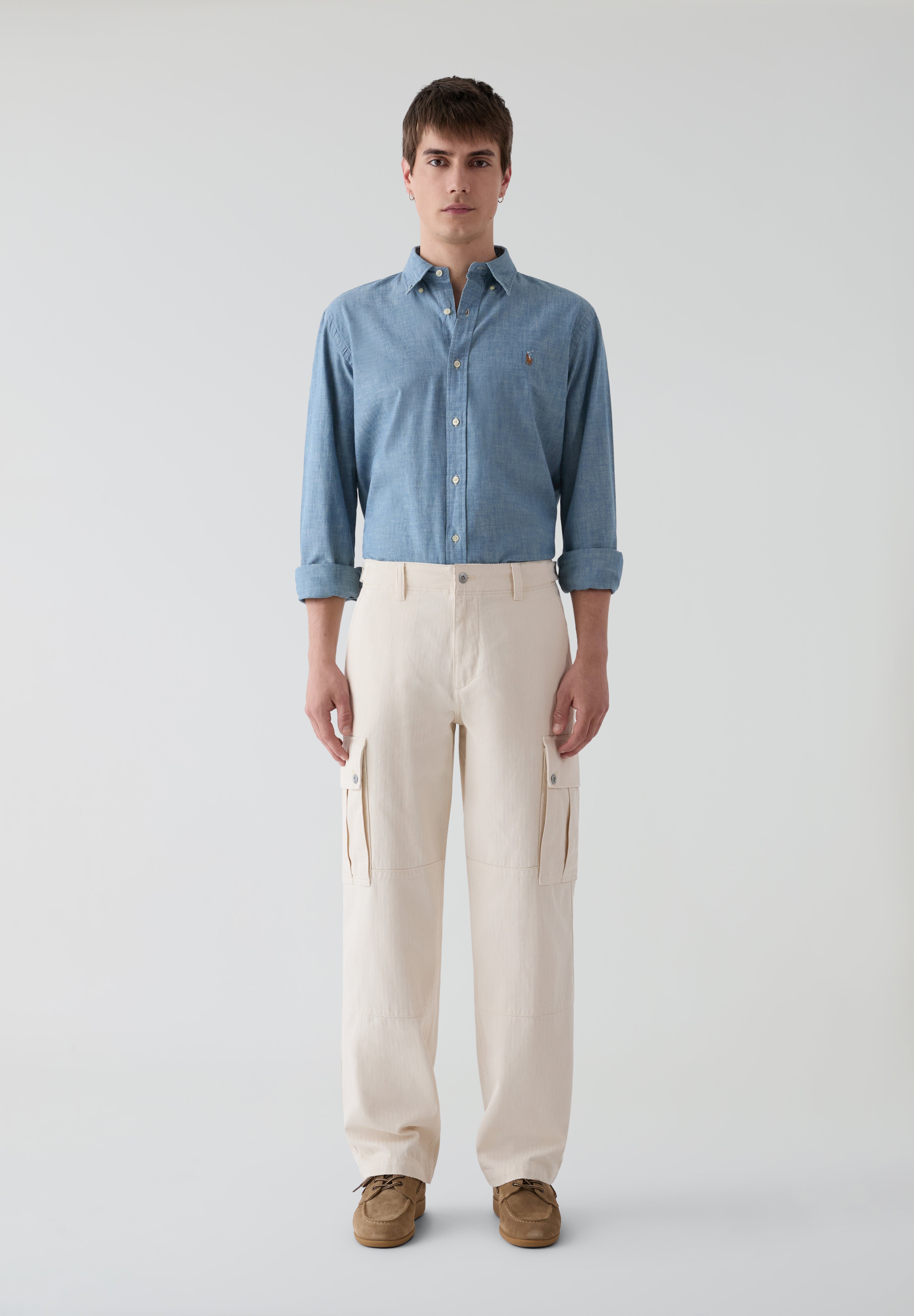 GANT | PANTALÓN REL HERRINGBONE CARGO