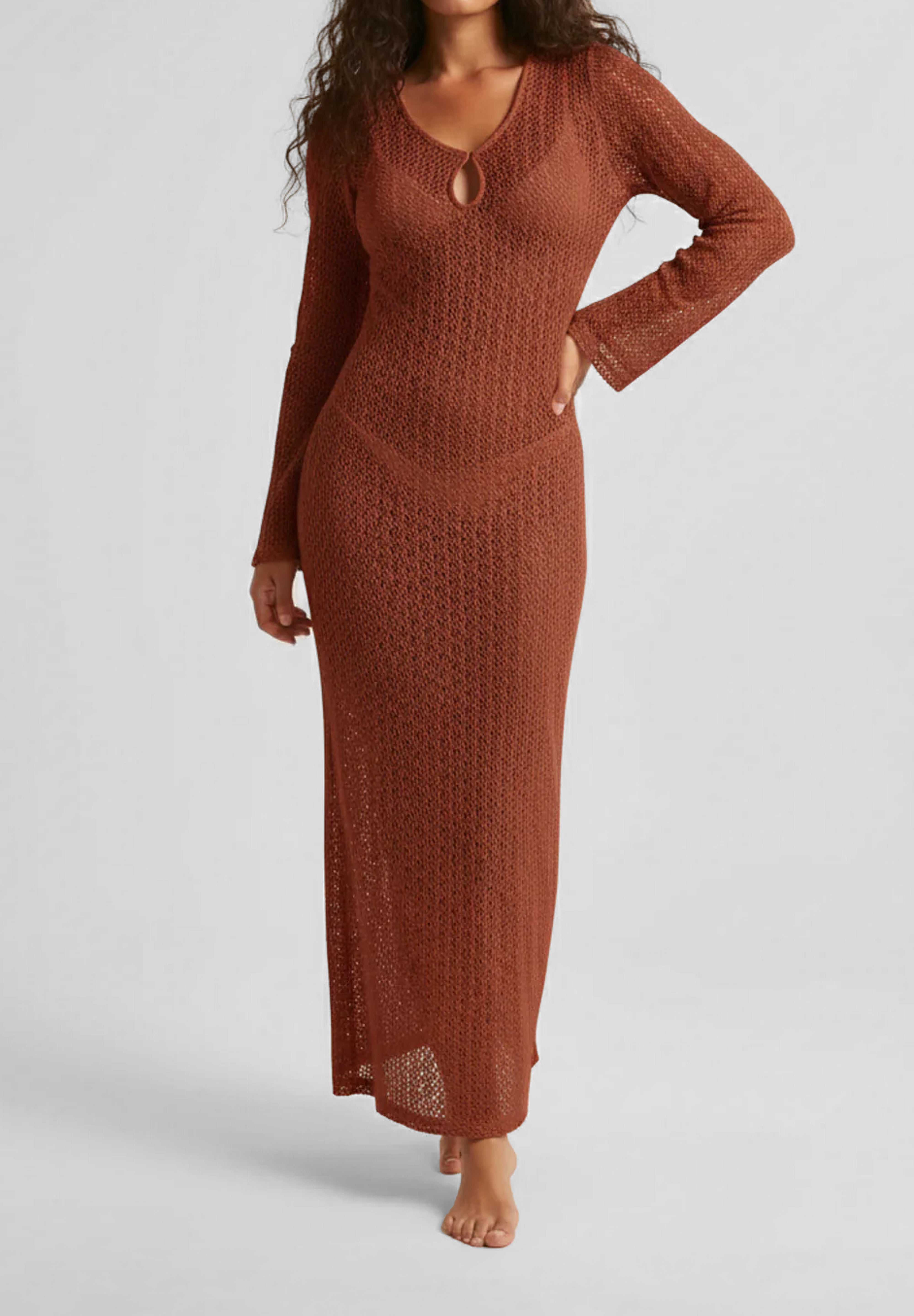 ROBIN COLLECTION | VESTIDO CHOCOLATE