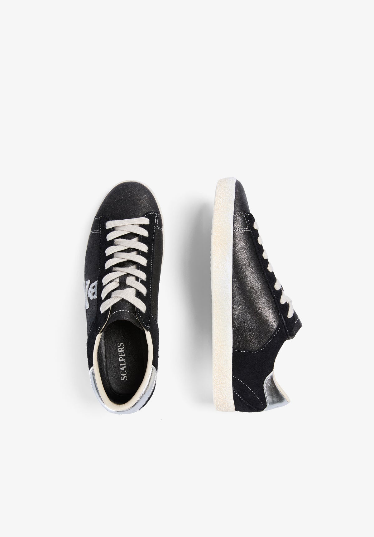 SNEAKERS METALIZADAS CALAVERA