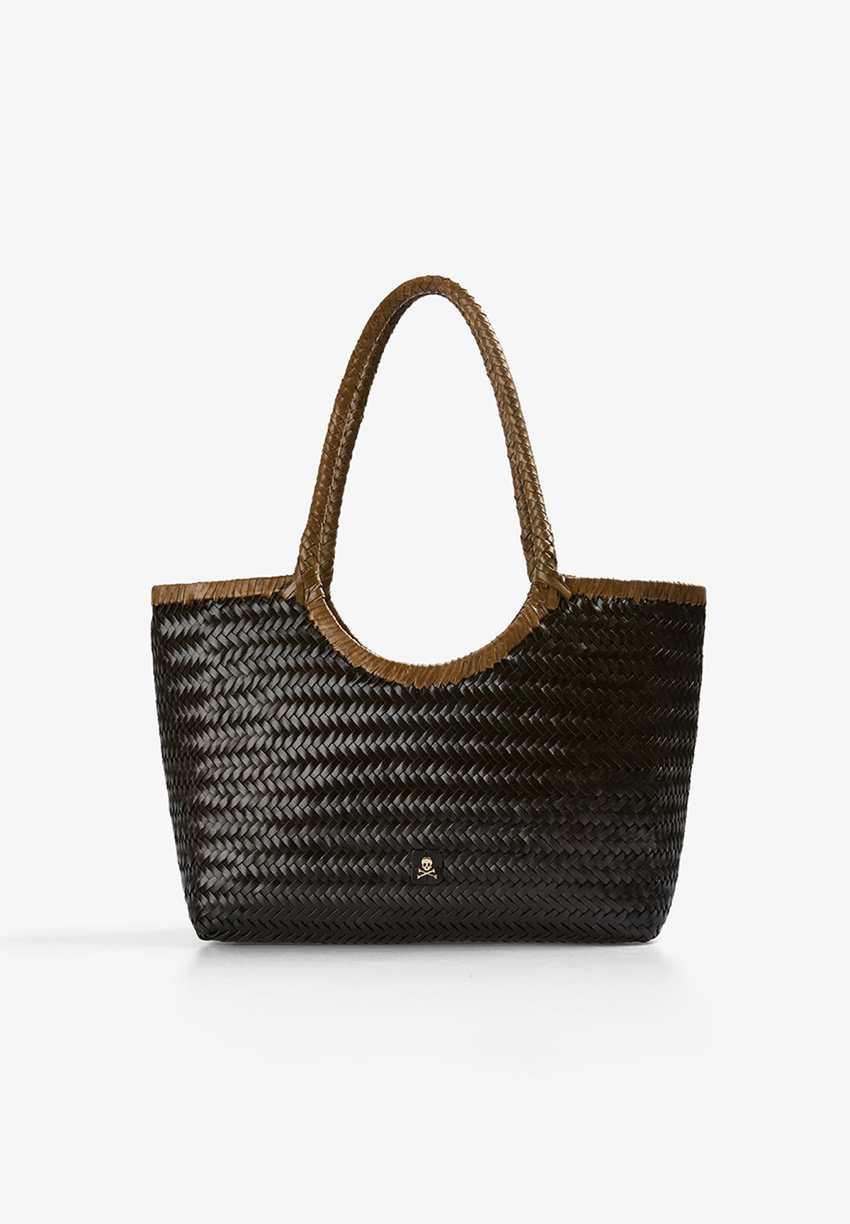 BOLSO DE HOMBRO PIEL TRENZADO