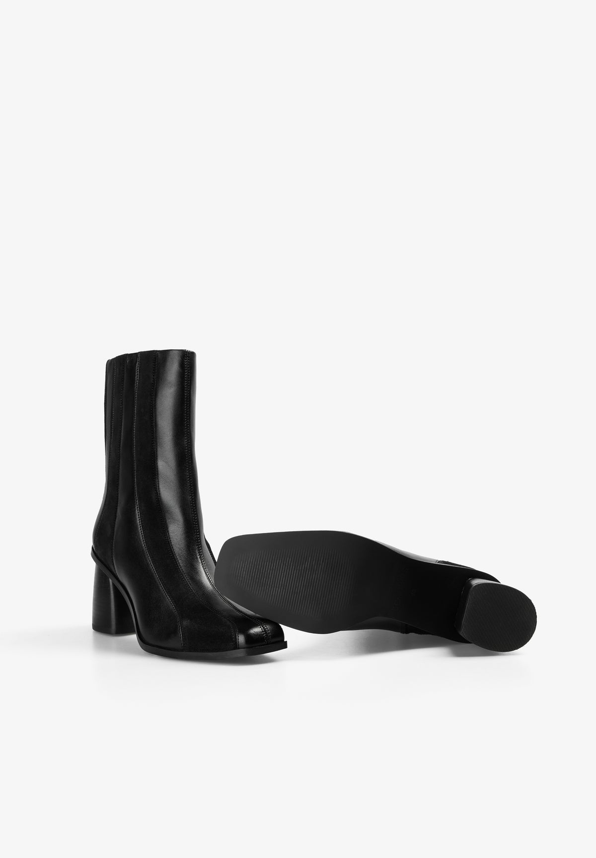 BOTAS TACÓN RAYAS