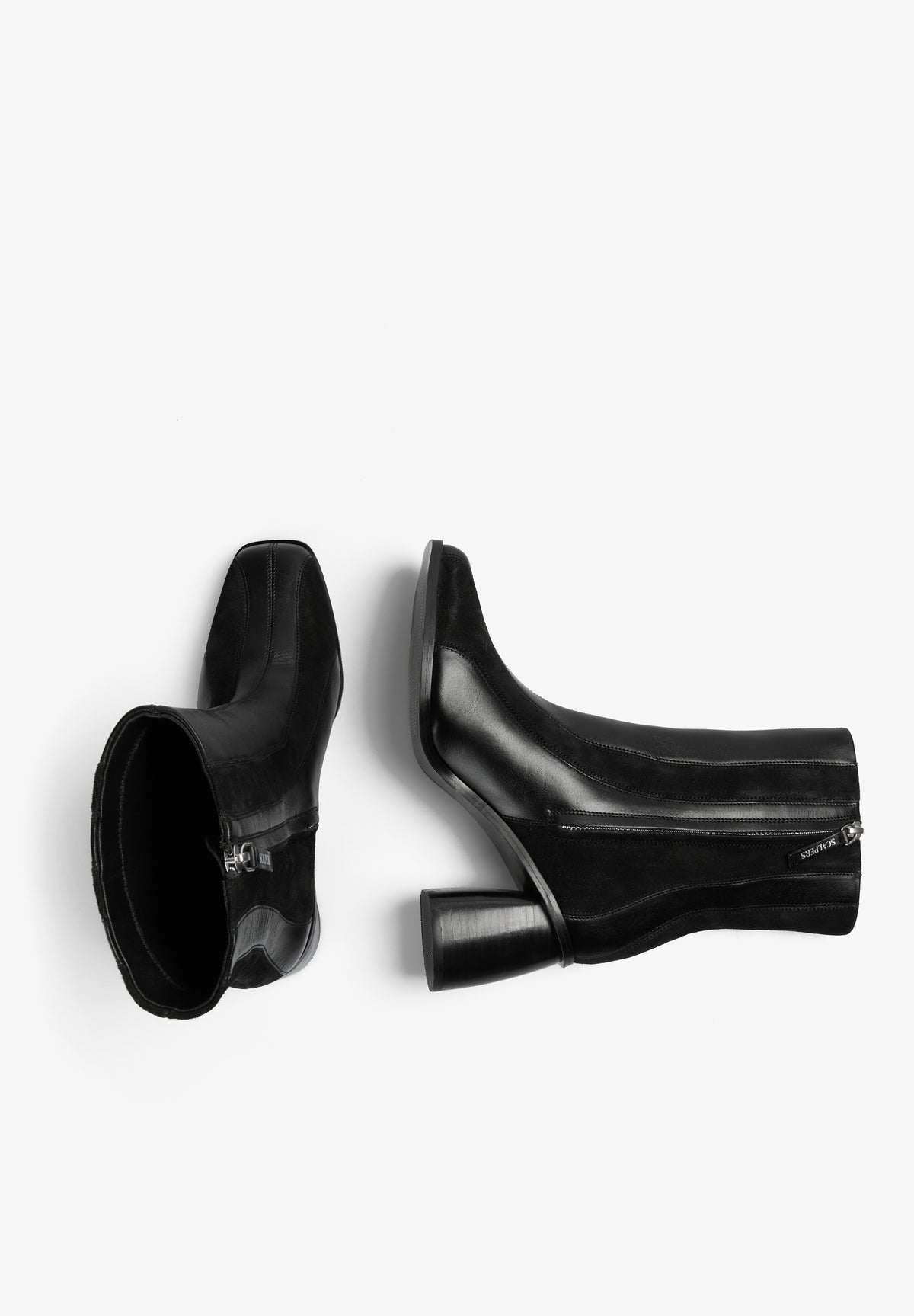 BOTAS TACÓN RAYAS