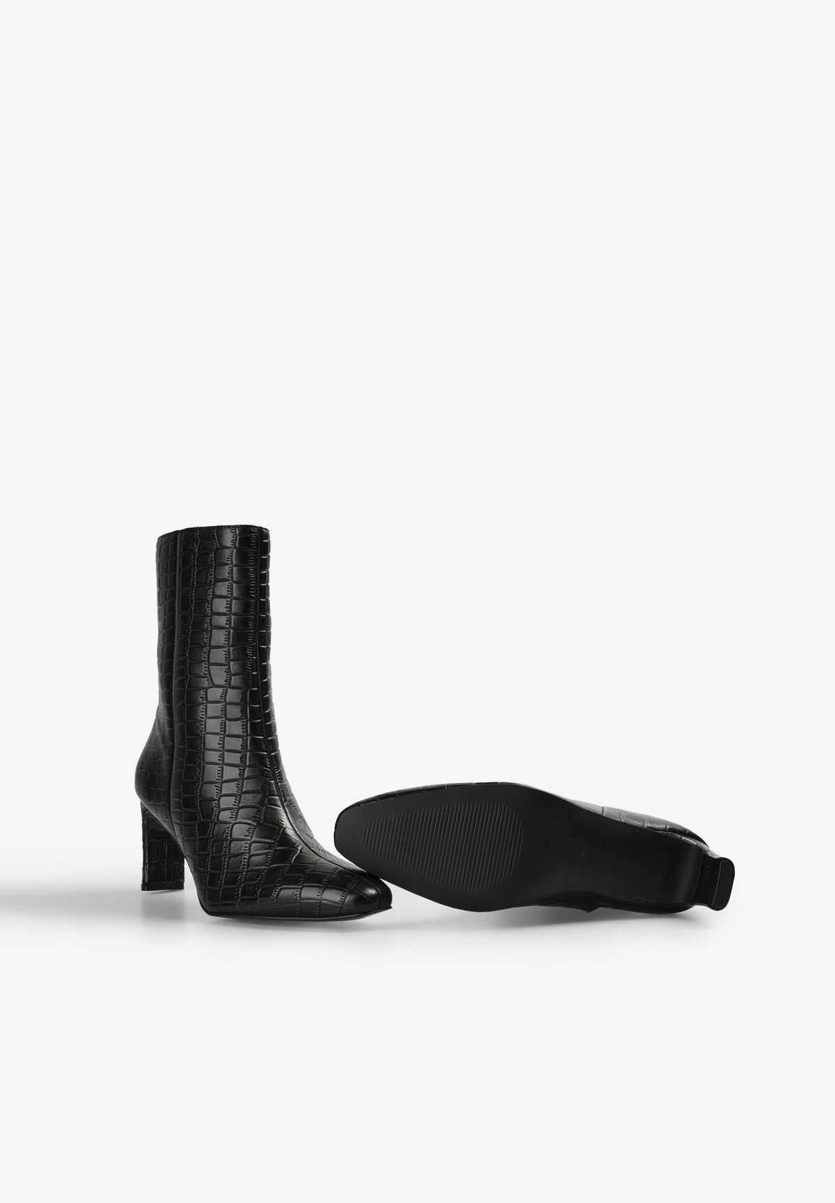 SCCROCOANKLE BOOTS