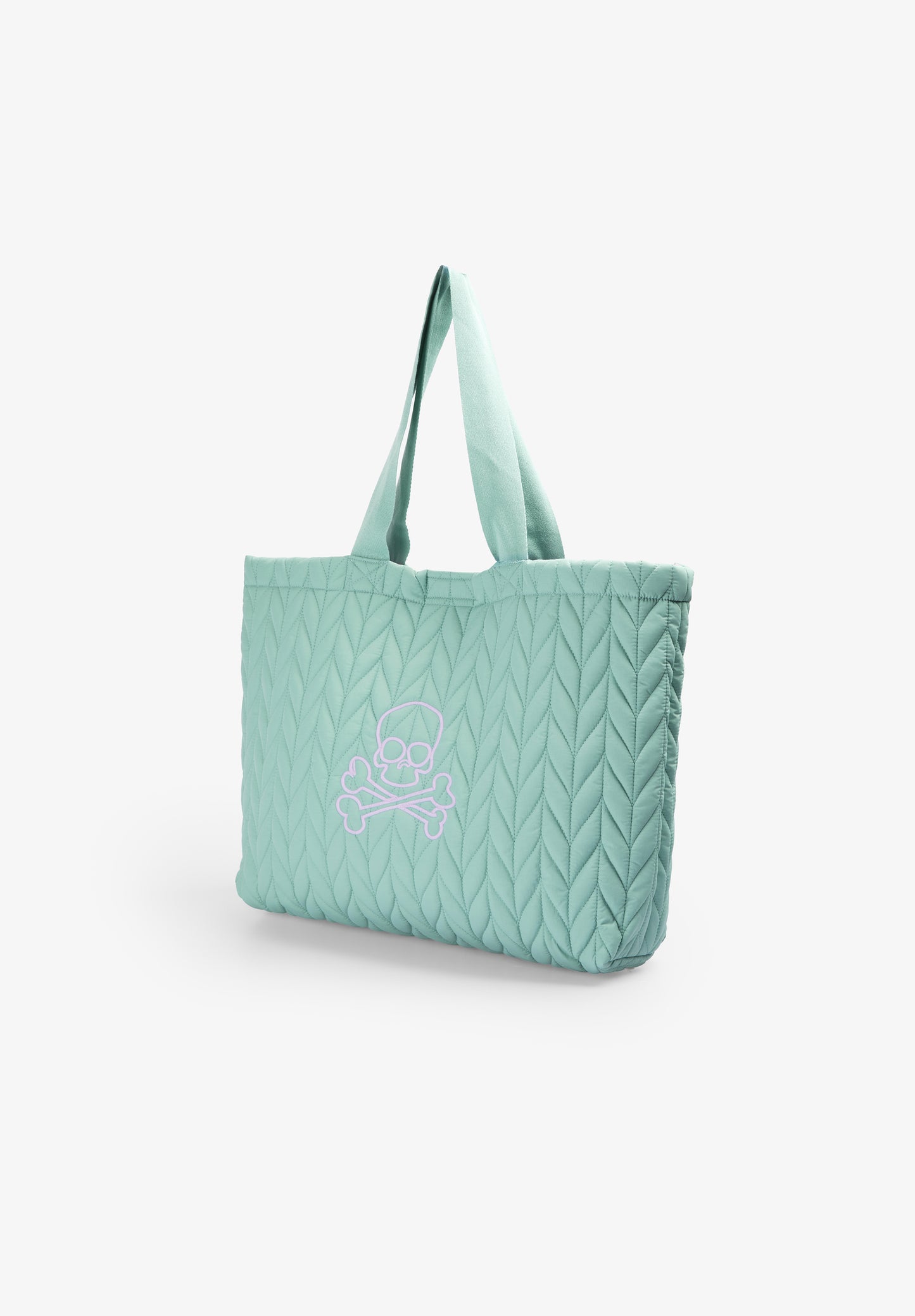 BOLSO SHOPPER ACOLCHADO CALAVERA