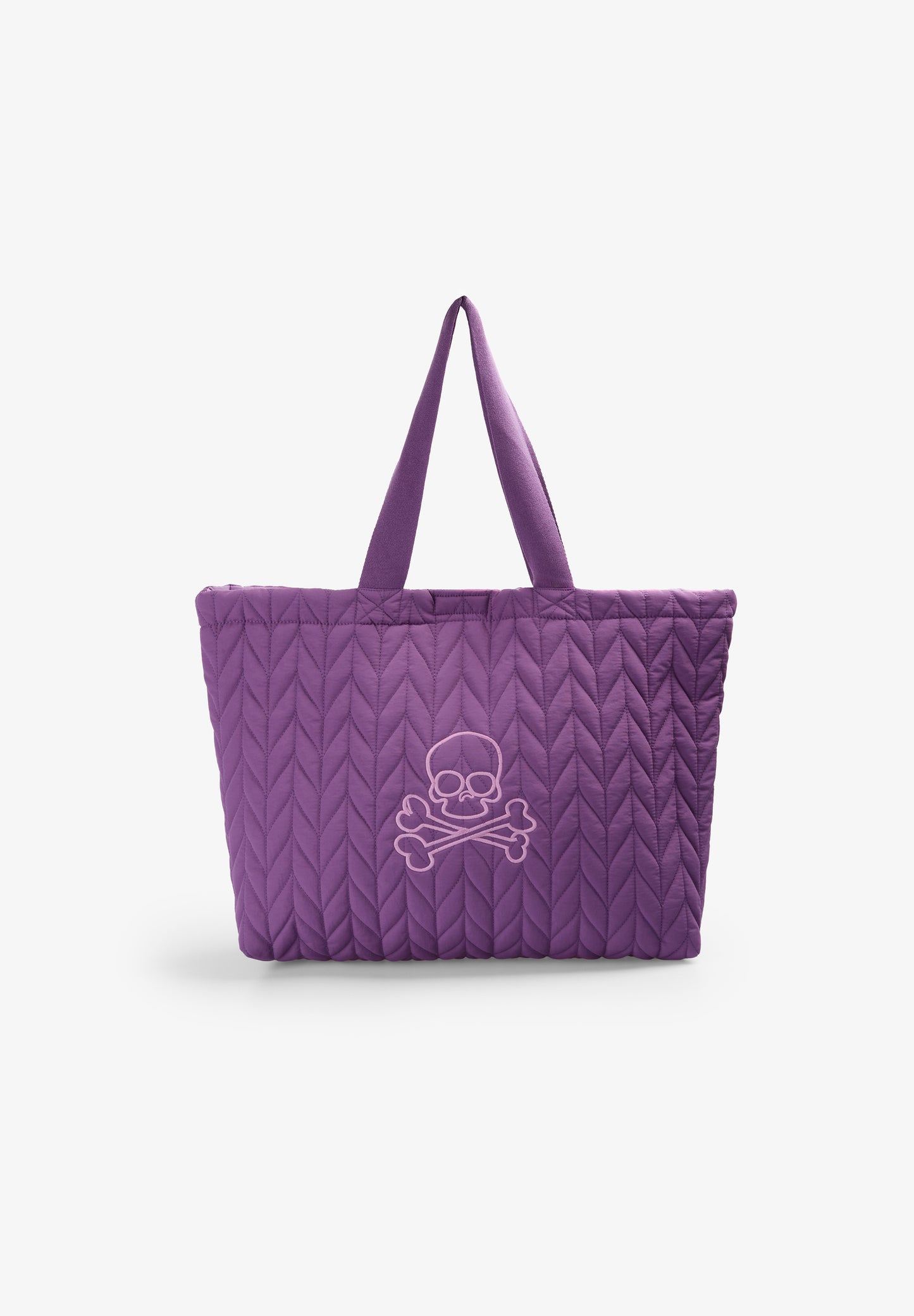 BOLSO SHOPPER ACOLCHADO CALAVERA