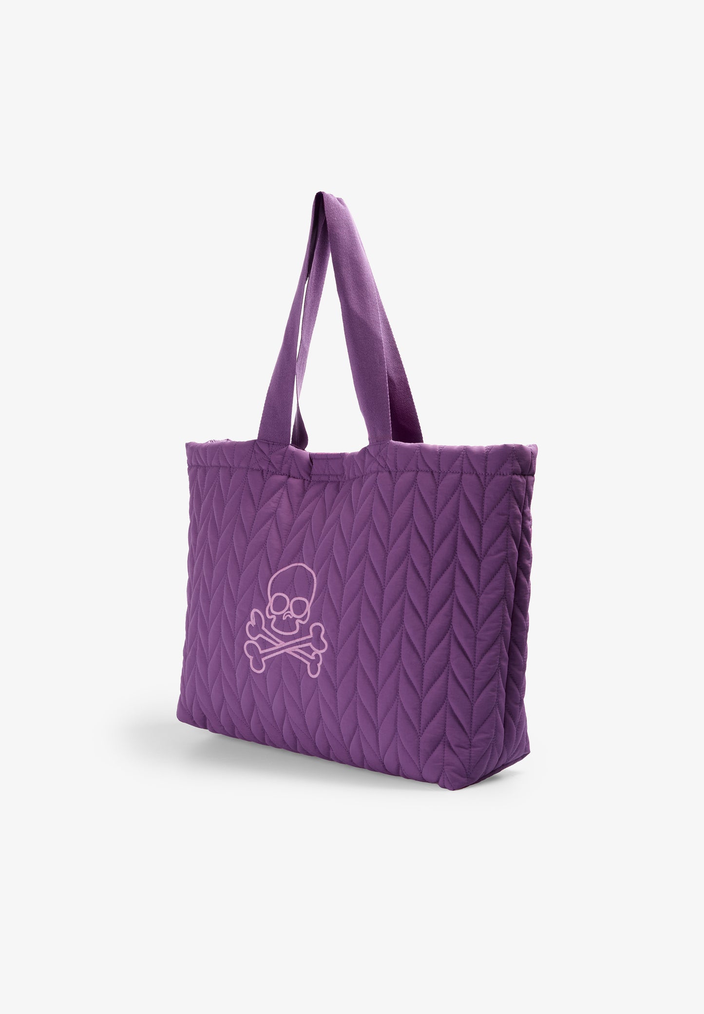 BOLSO SHOPPER ACOLCHADO CALAVERA