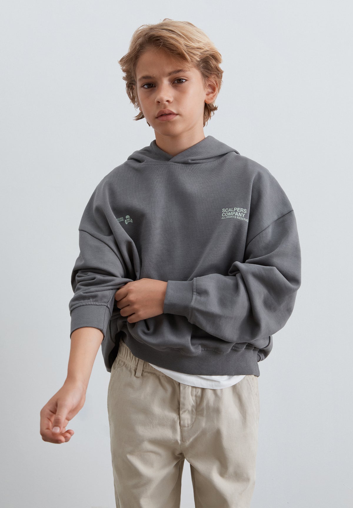 SUDADERA BOXY LOGO TRASERO