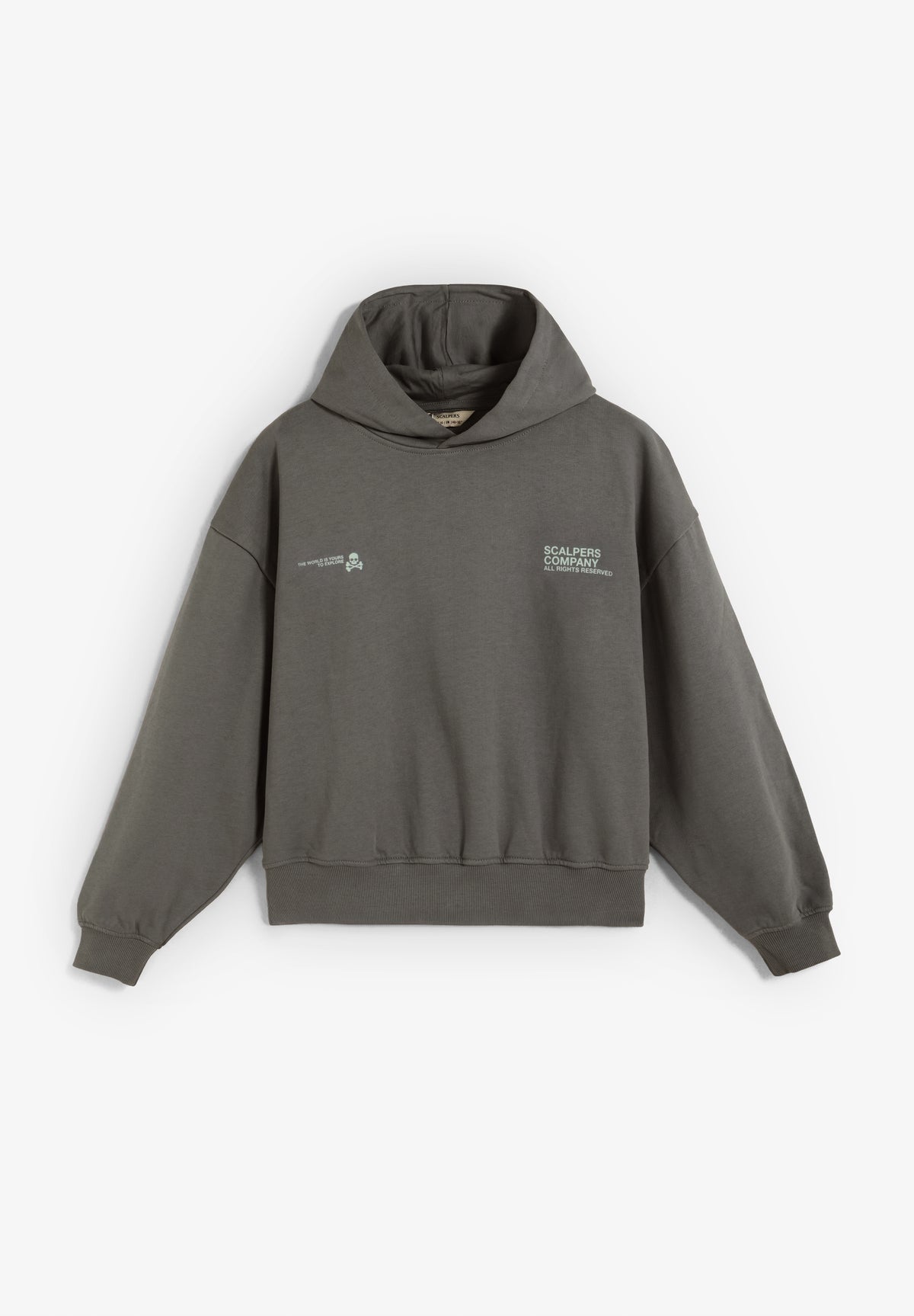 SUDADERA BOXY LOGO TRASERO